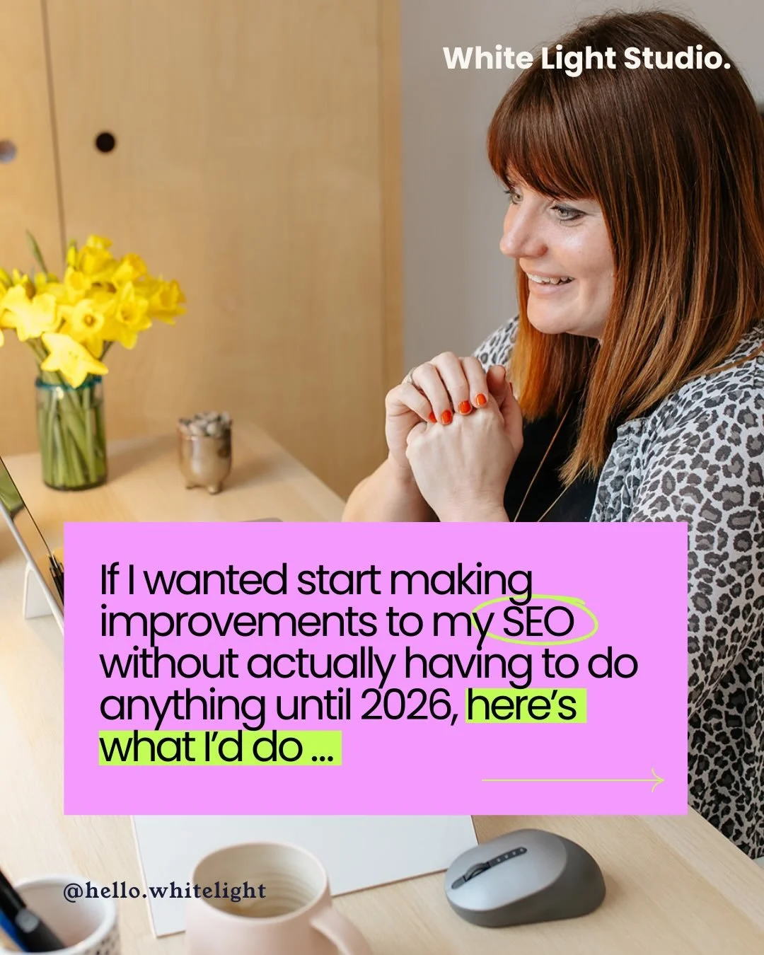 If I wanted start making improvements to my SEO without ACTUALLY having to do anything until 2026, here are the 3 things I&rsquo;d do:

✨ Join the Found First waitlist BEFORE Black Friday by commenting &lsquo;WAITLIST&rsquo; on this post.

✨ Keep my 