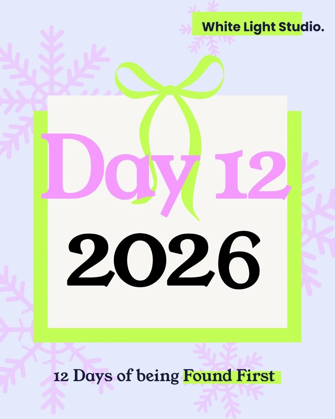 🎄 Its&rsquo;s the FINAL DAY of my &ldquo;12 Days of being Found First&rdquo; and today we&rsquo;re looking at 2026, which for me means it&rsquo;s time to start getting excited about Found First!

🎉 Officially launching in the New Year, Found First 