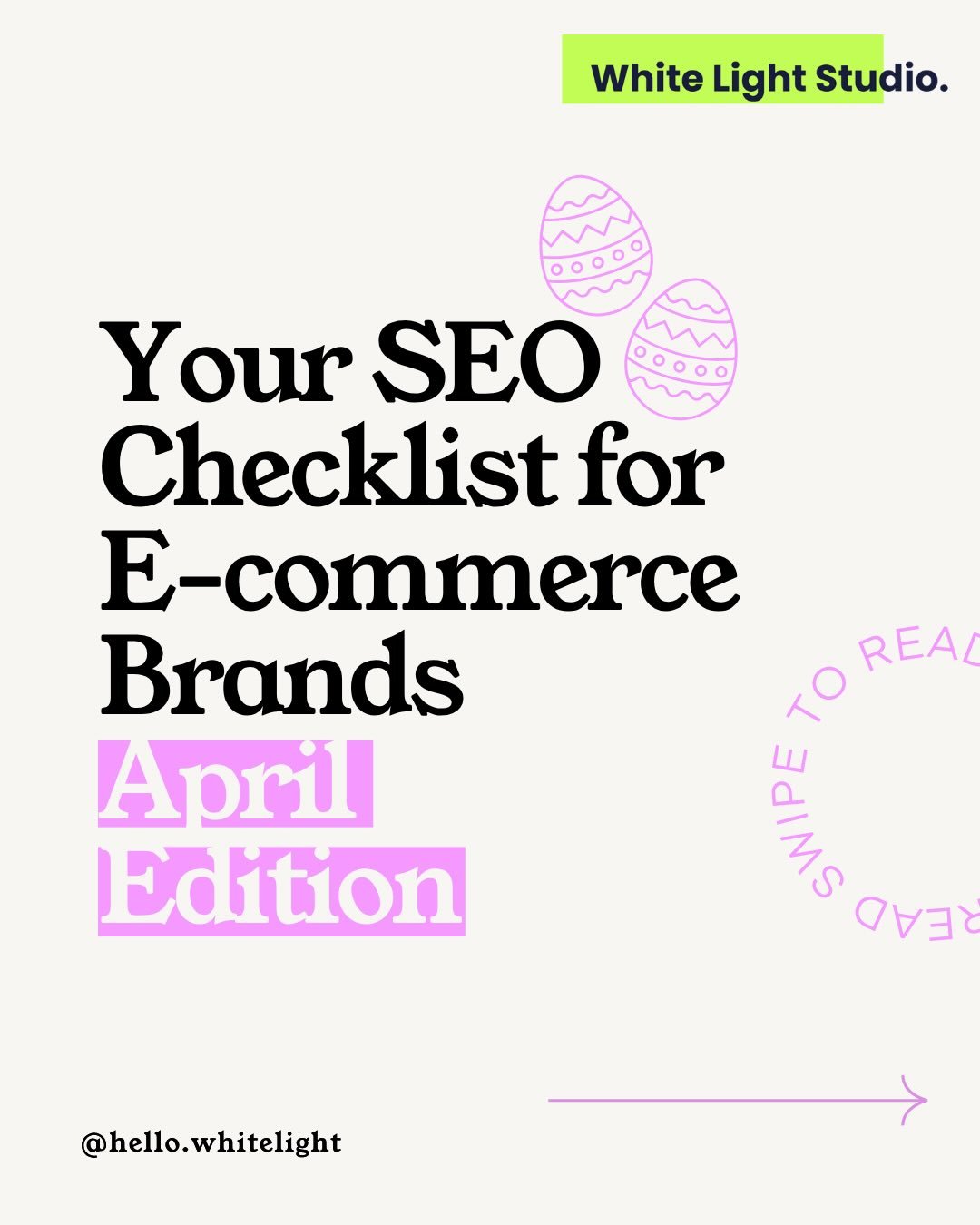 Before the Easter eggs start flowing, here are SEO 3 tips to add to your April to-do list🐣

✅ Refresh your category pages
Update your main shopping categories with fresh seasonal descriptions to give search engines new content to index, and inspire 