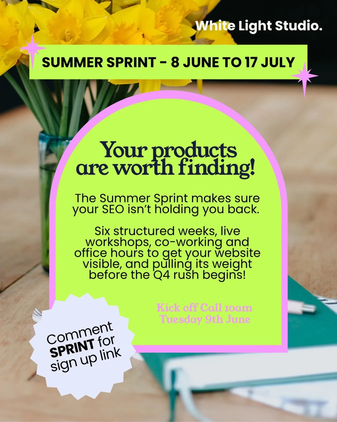 The brands that will &lsquo;win&rsquo; Q4 are the ones already honing their SEO. 

My 6 week sprint will show you exactly what&rsquo;s letting your website down, how to fix it, and where to focus next.

🏃&zwj;♀️ Comment SPRINT for the full details o