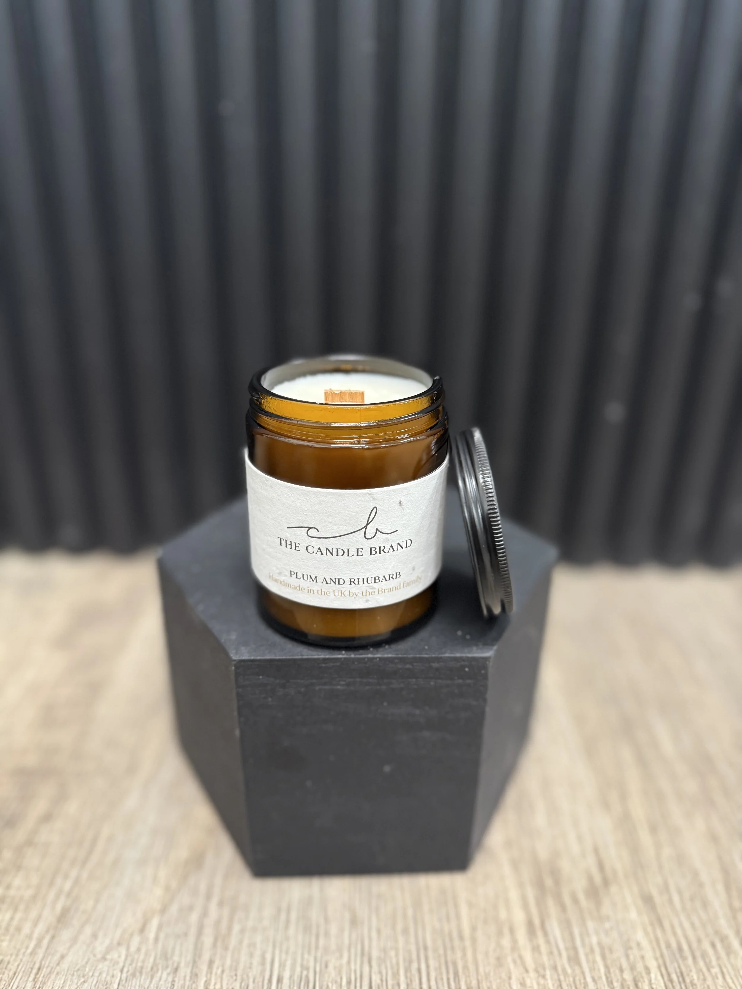 Plum and Rhubarb Candle