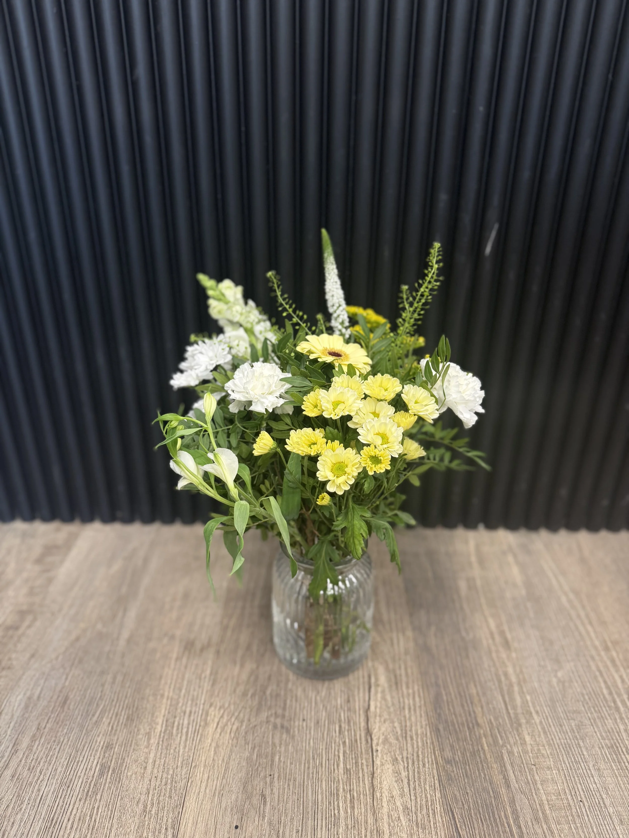 Lemon Sorbet Vase Arrangement