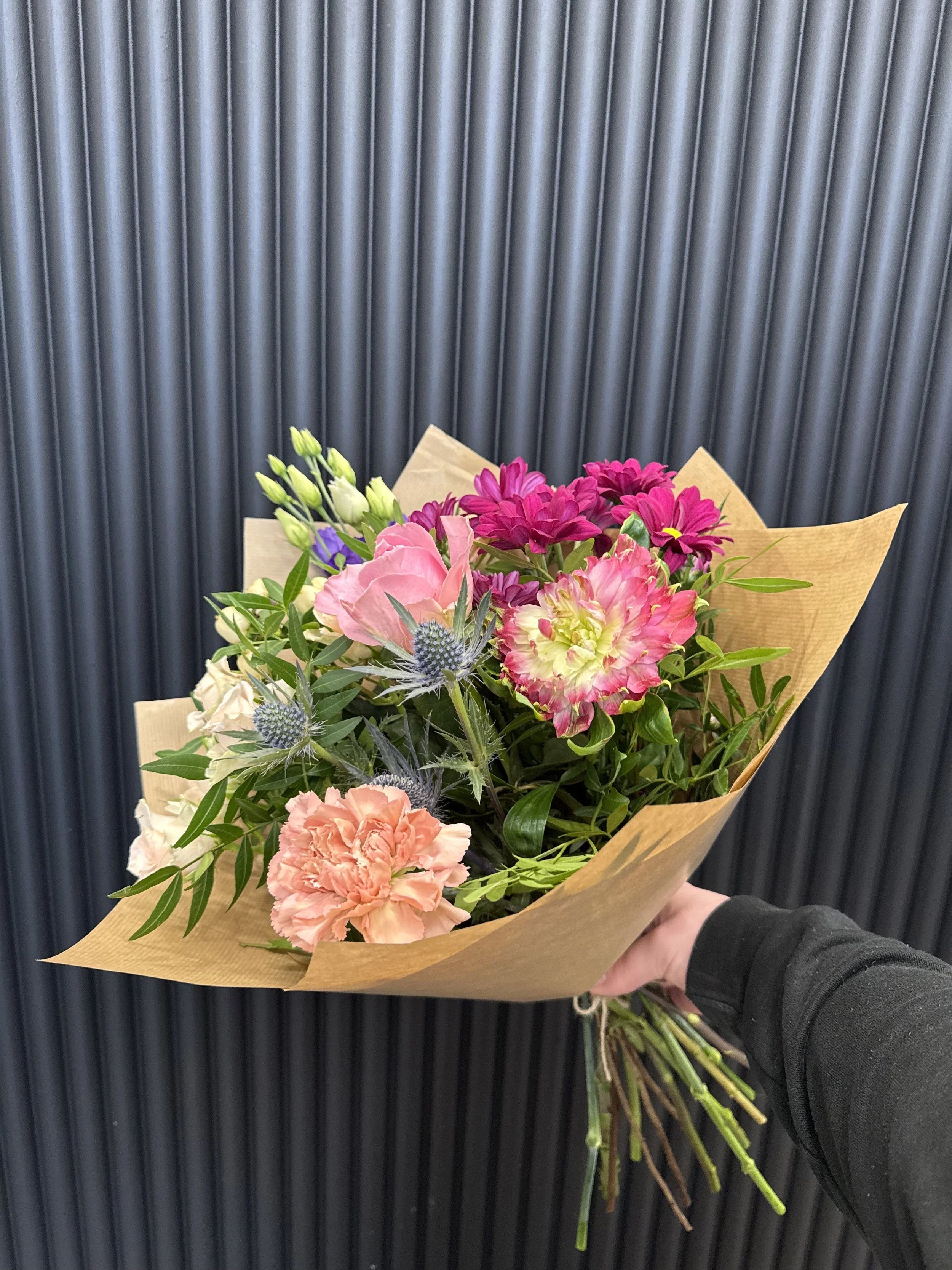 Raspberry Rush Hand Tied