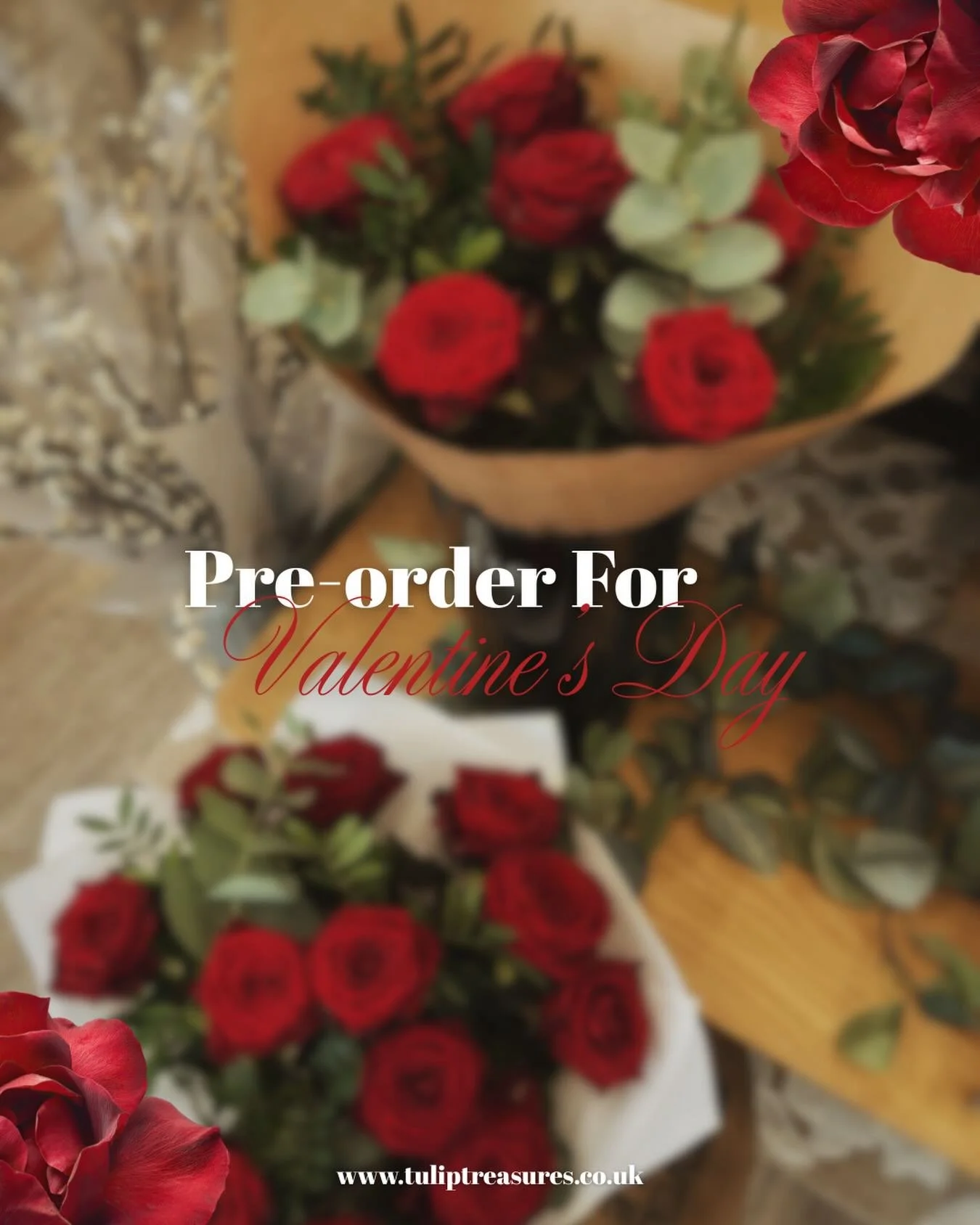 Don&rsquo;t let Cupid down, pre-order now for Valentine&rsquo;s Day 🌹 

💻 - www.tuliptreasures.co.uk

#valentinesday #shepperton #florist #surrey #tuliptreasures