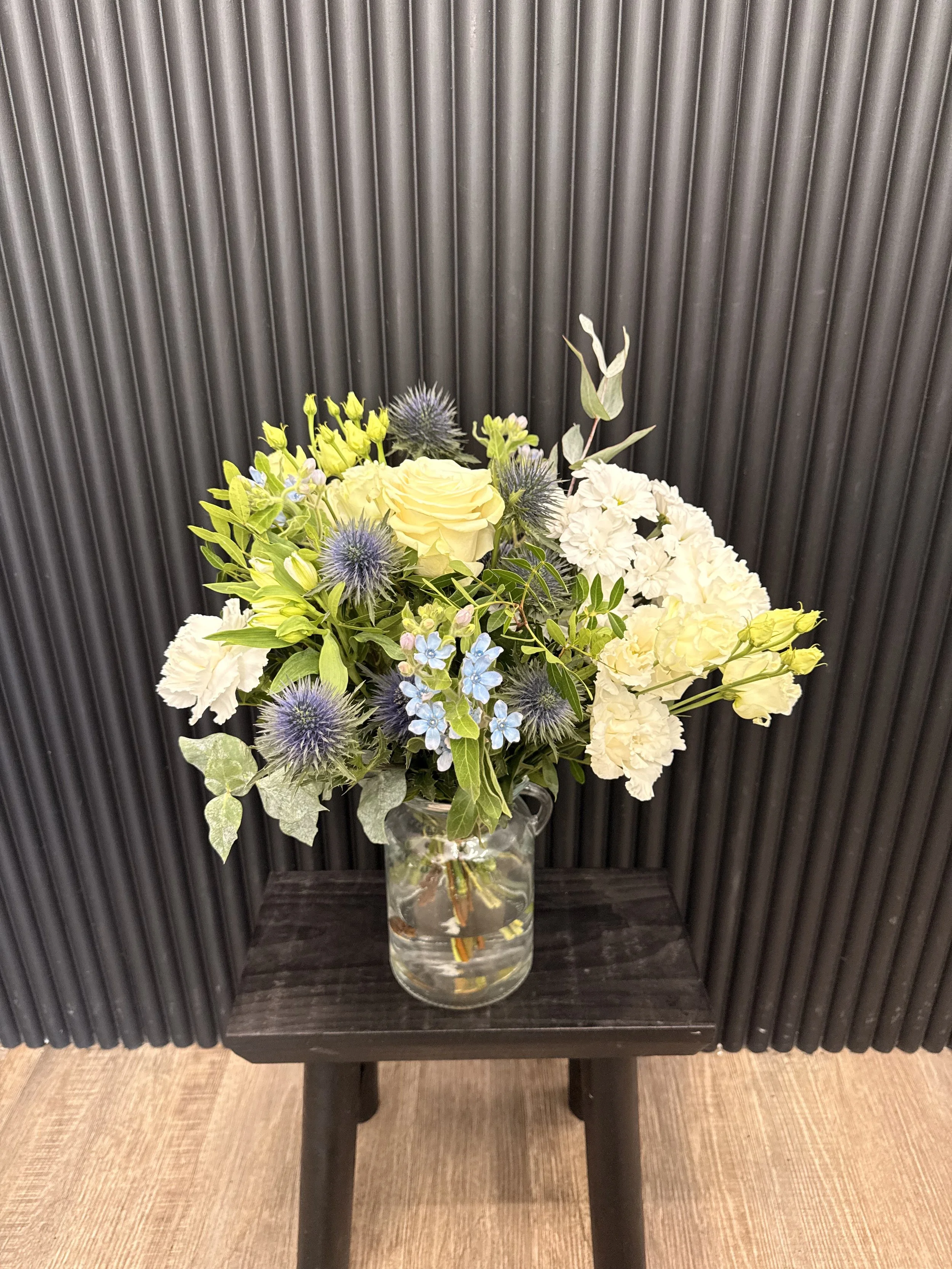 Blue Berry Vase Arrangement