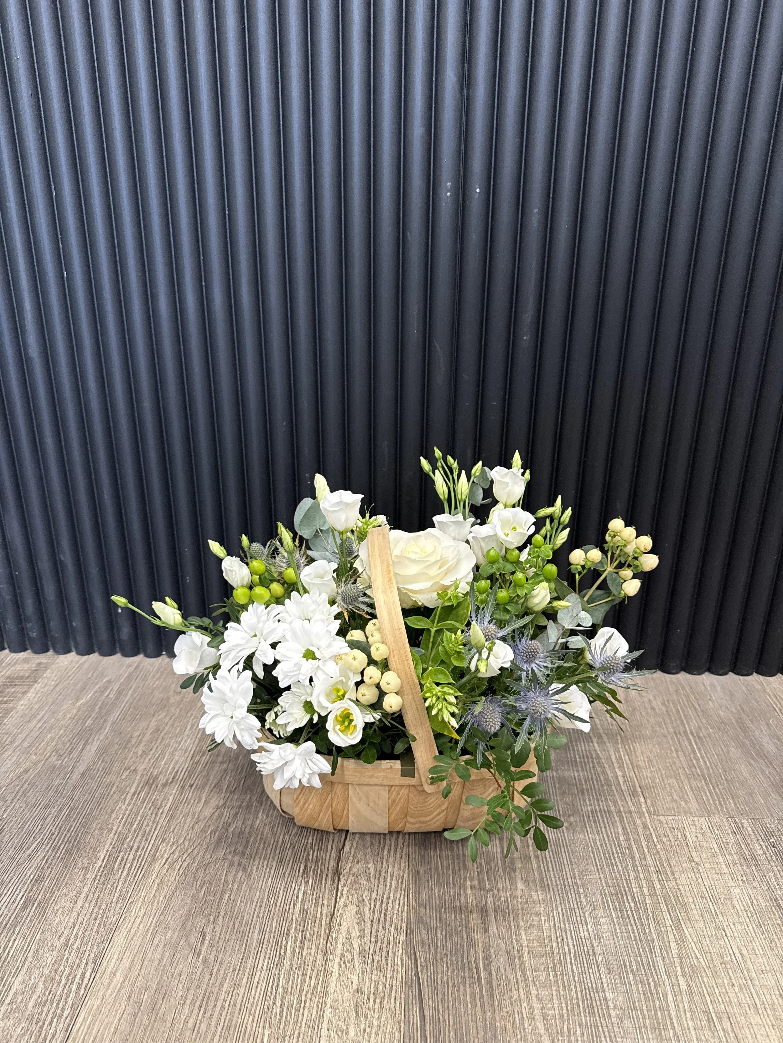 Pure Delight Basket Arrangement