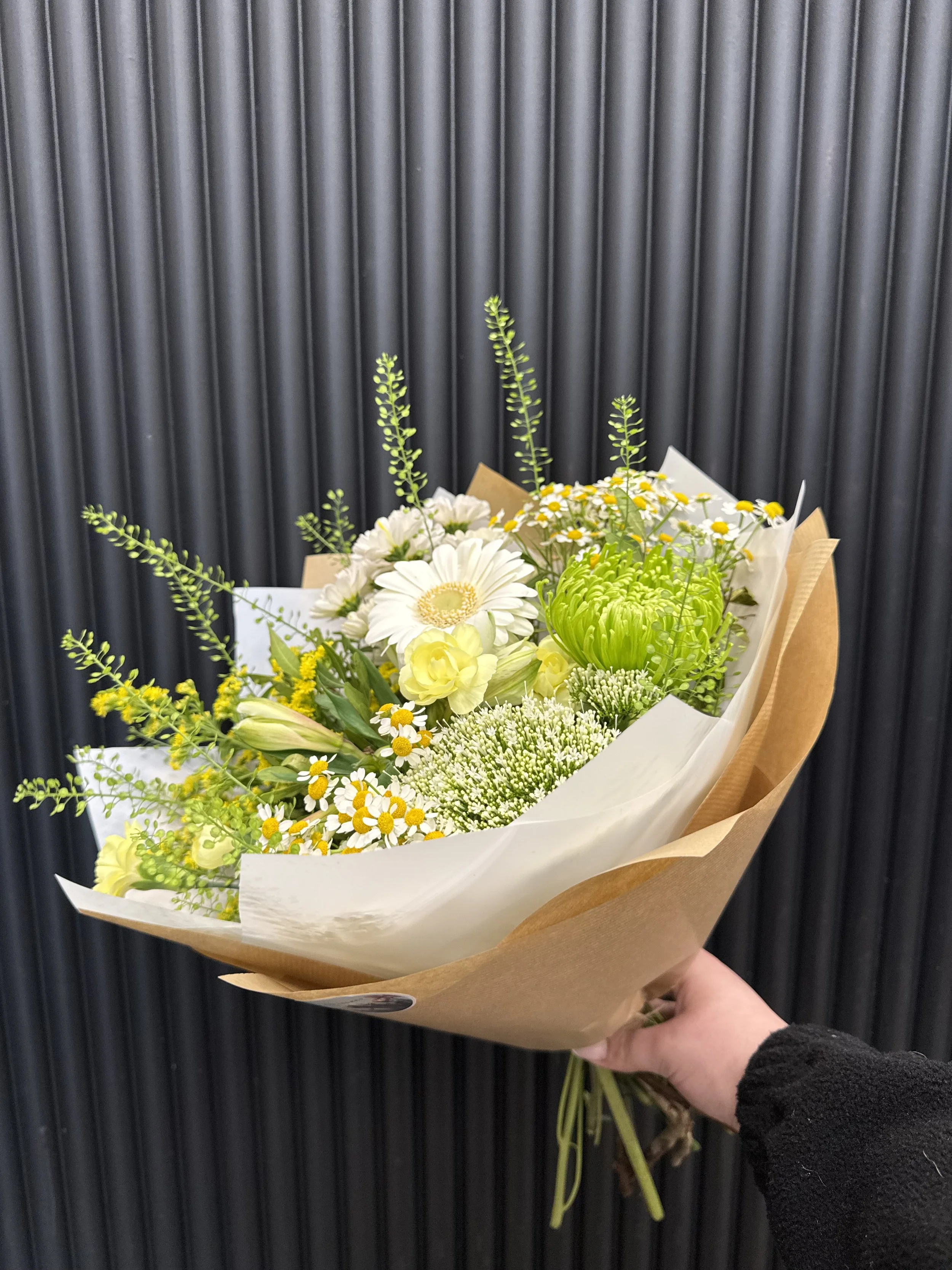 Lemon Sorbet Hand Tied