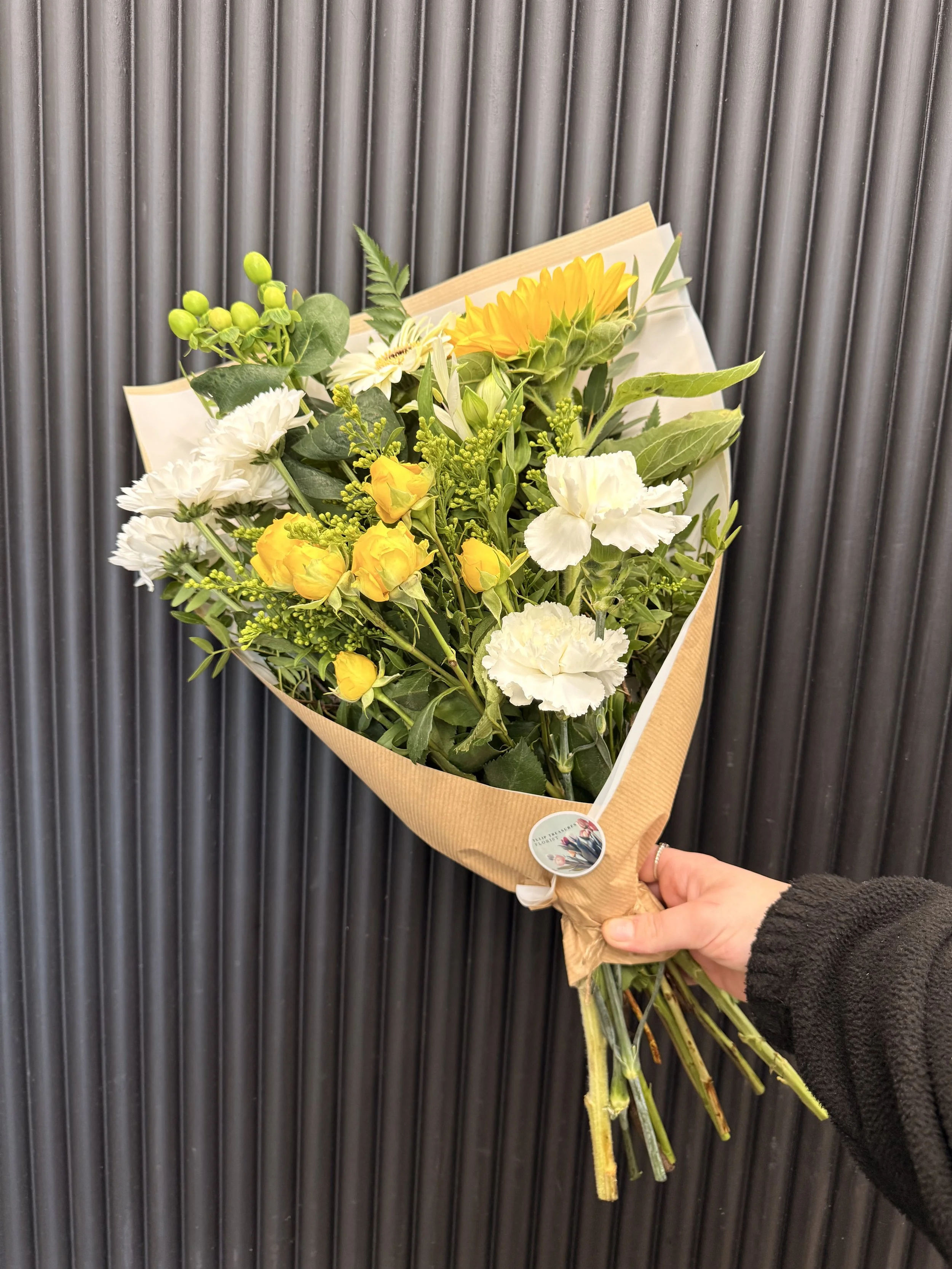 Lemon Sorbet Flat Bouquet