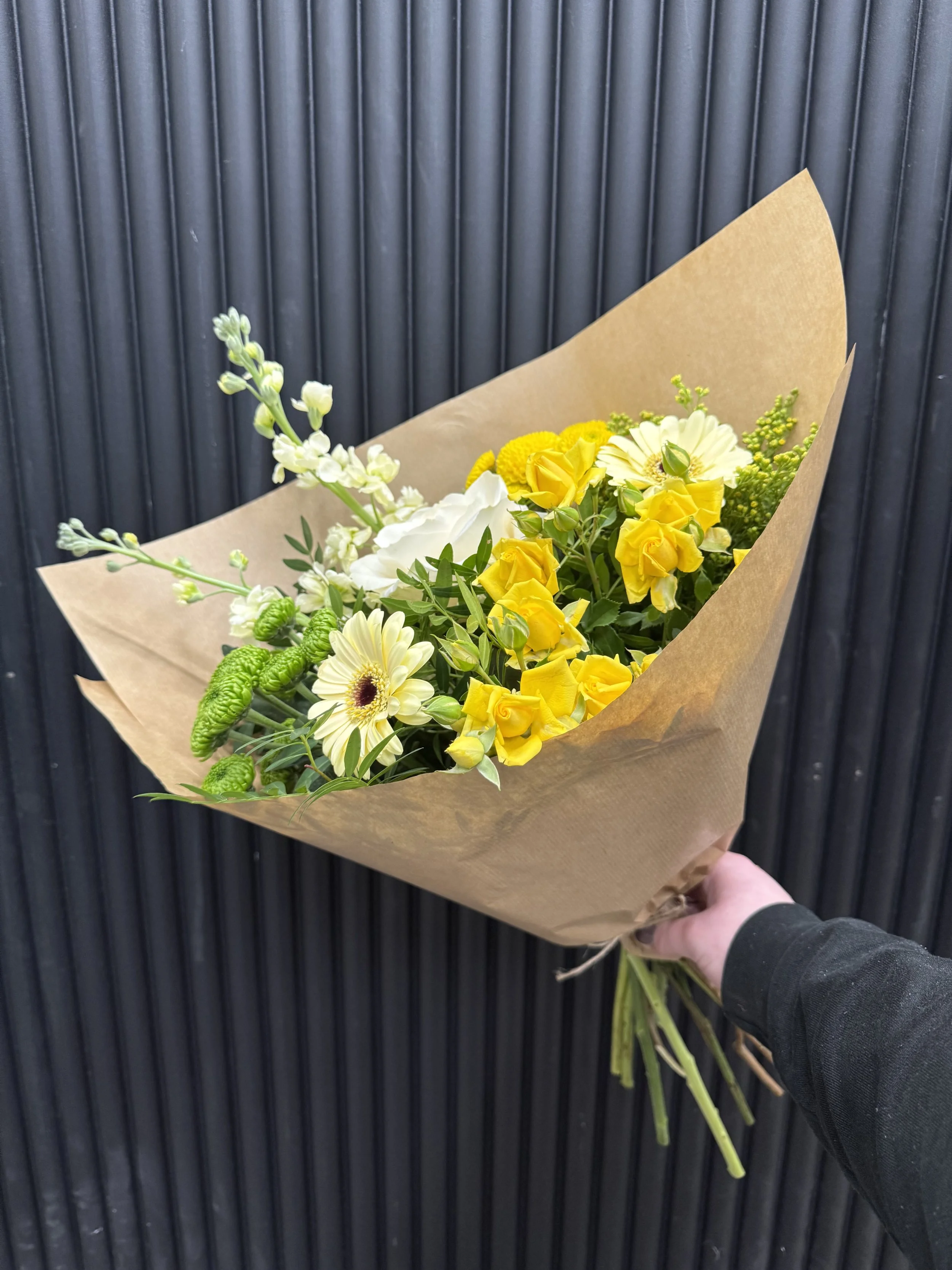 Lemon Sorbet Hand Tied