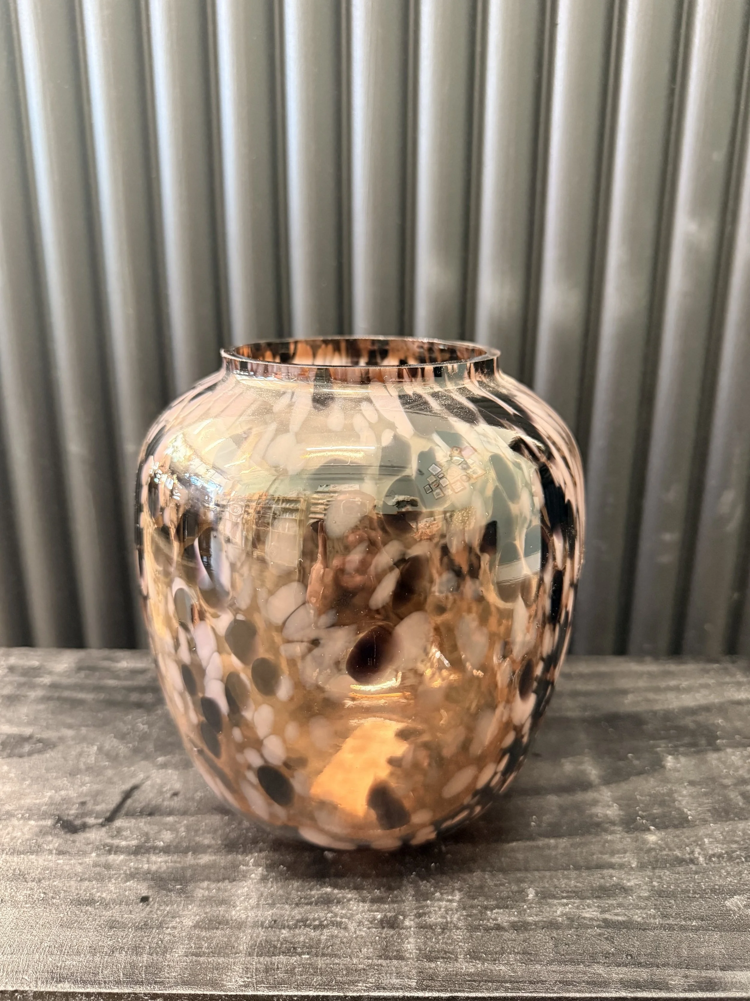 Leopard Print Vase