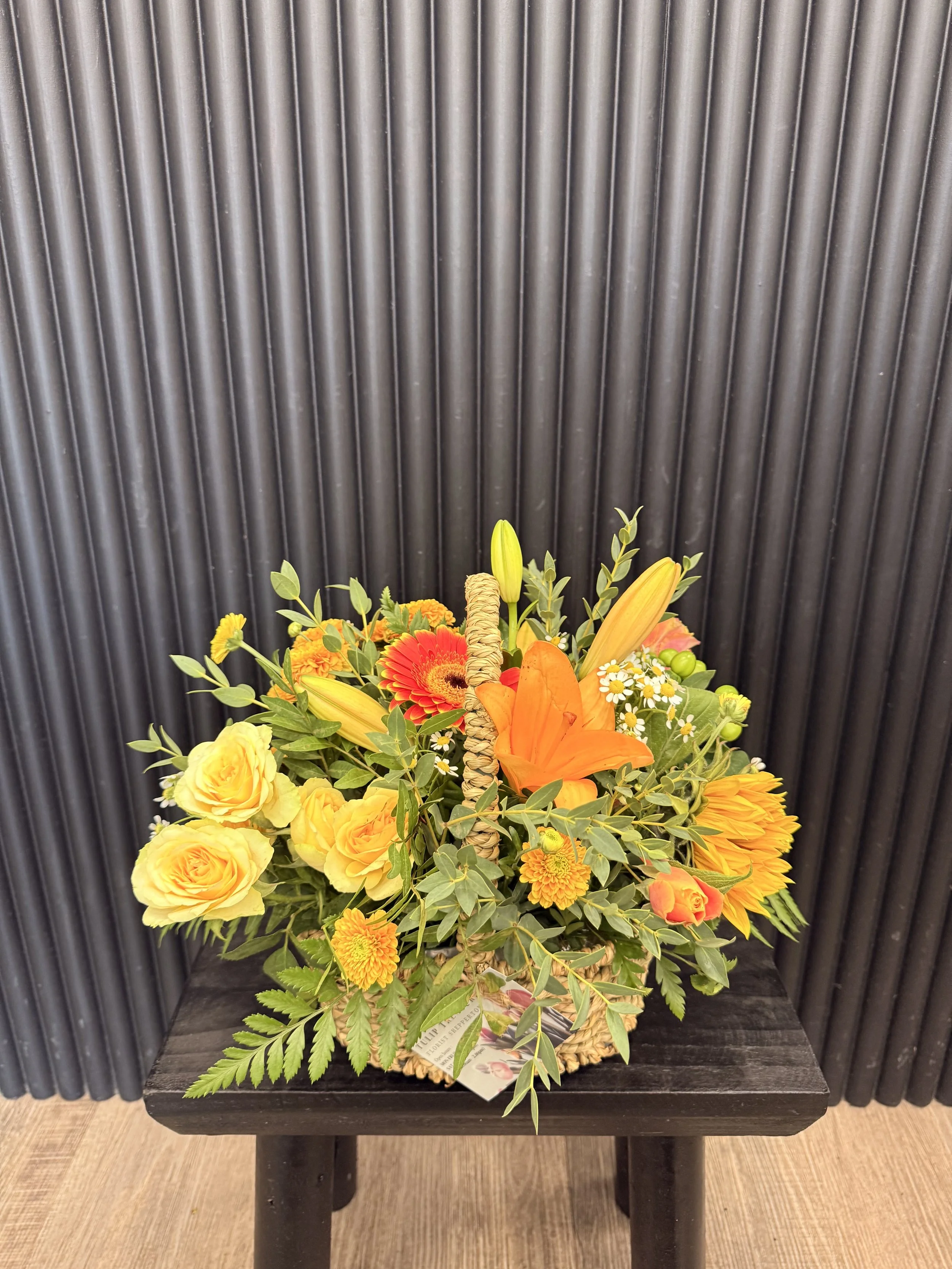 Sun Rise Basket Arrangement