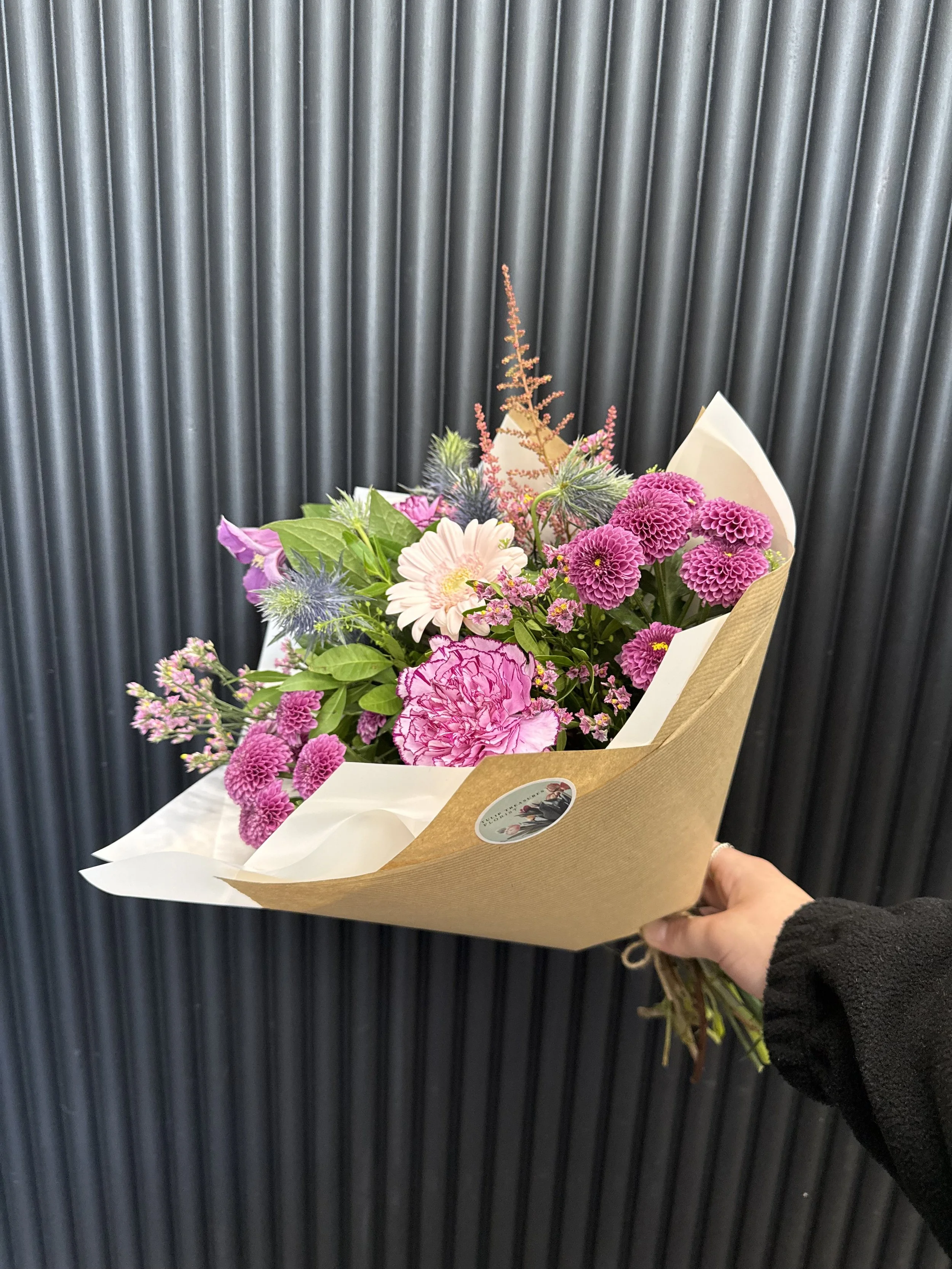 Raspberry Rush Hand Tied