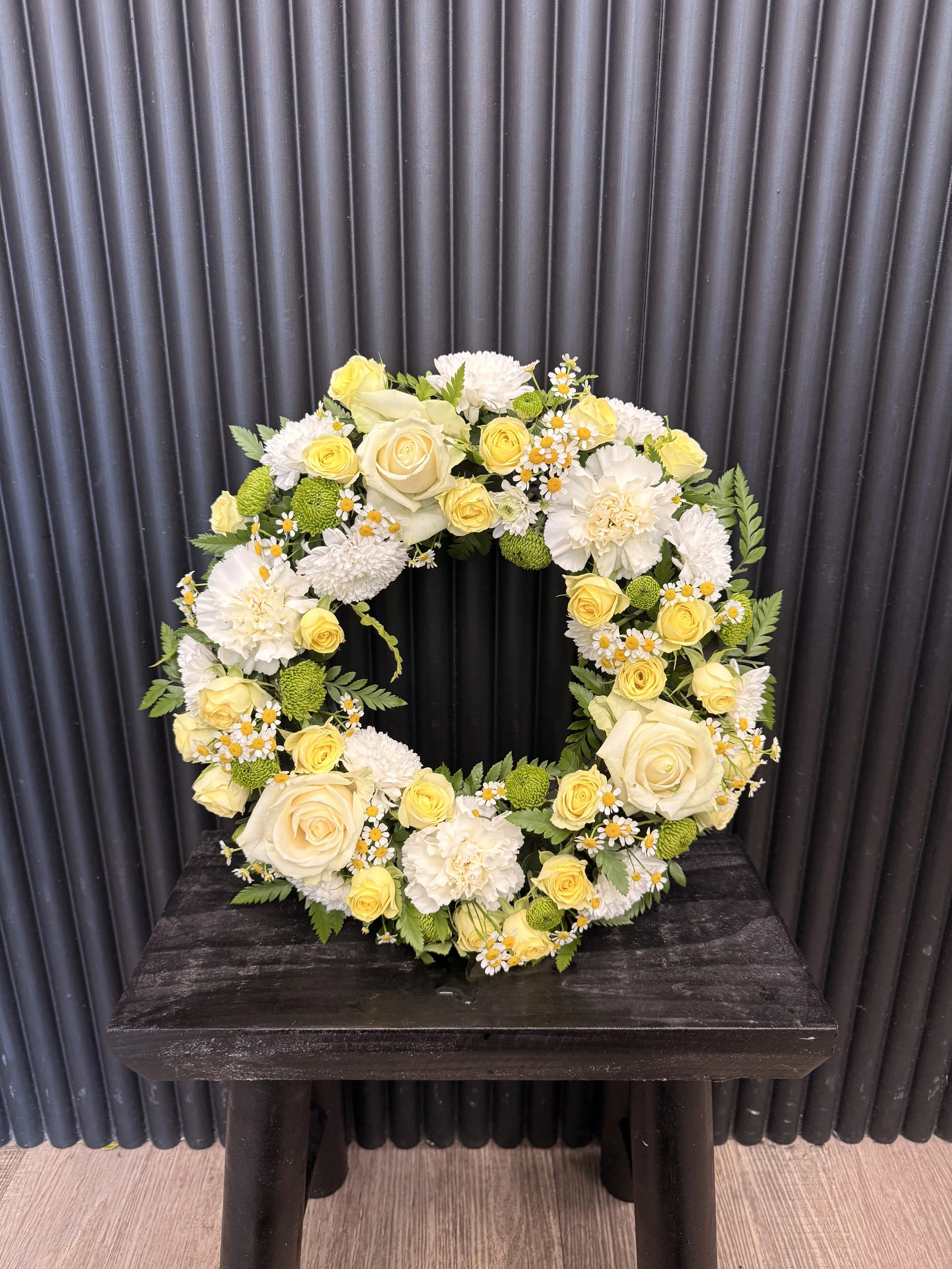 Lemon Sorbet Wreath