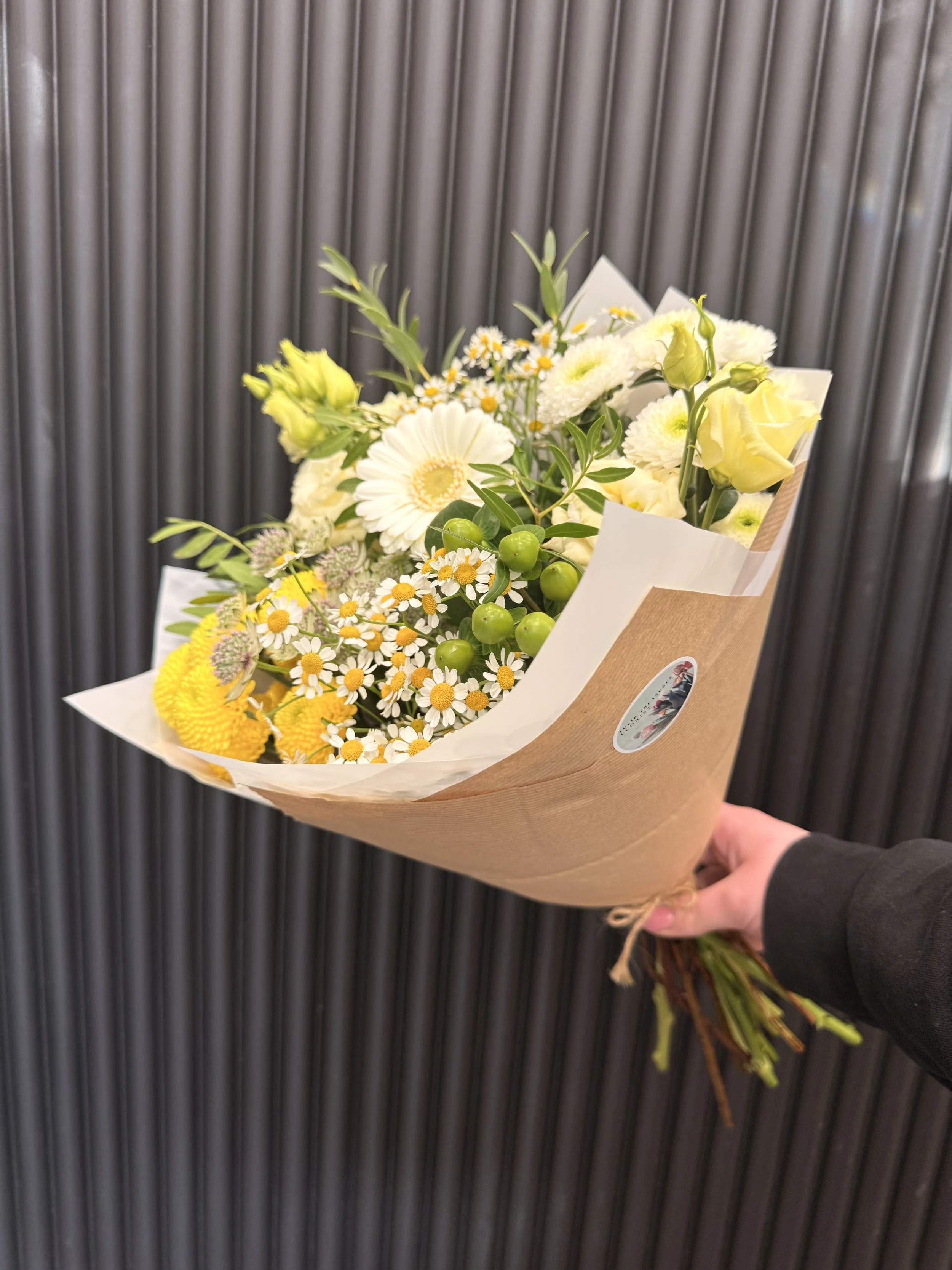 Lemon Sorbet Hand Tied