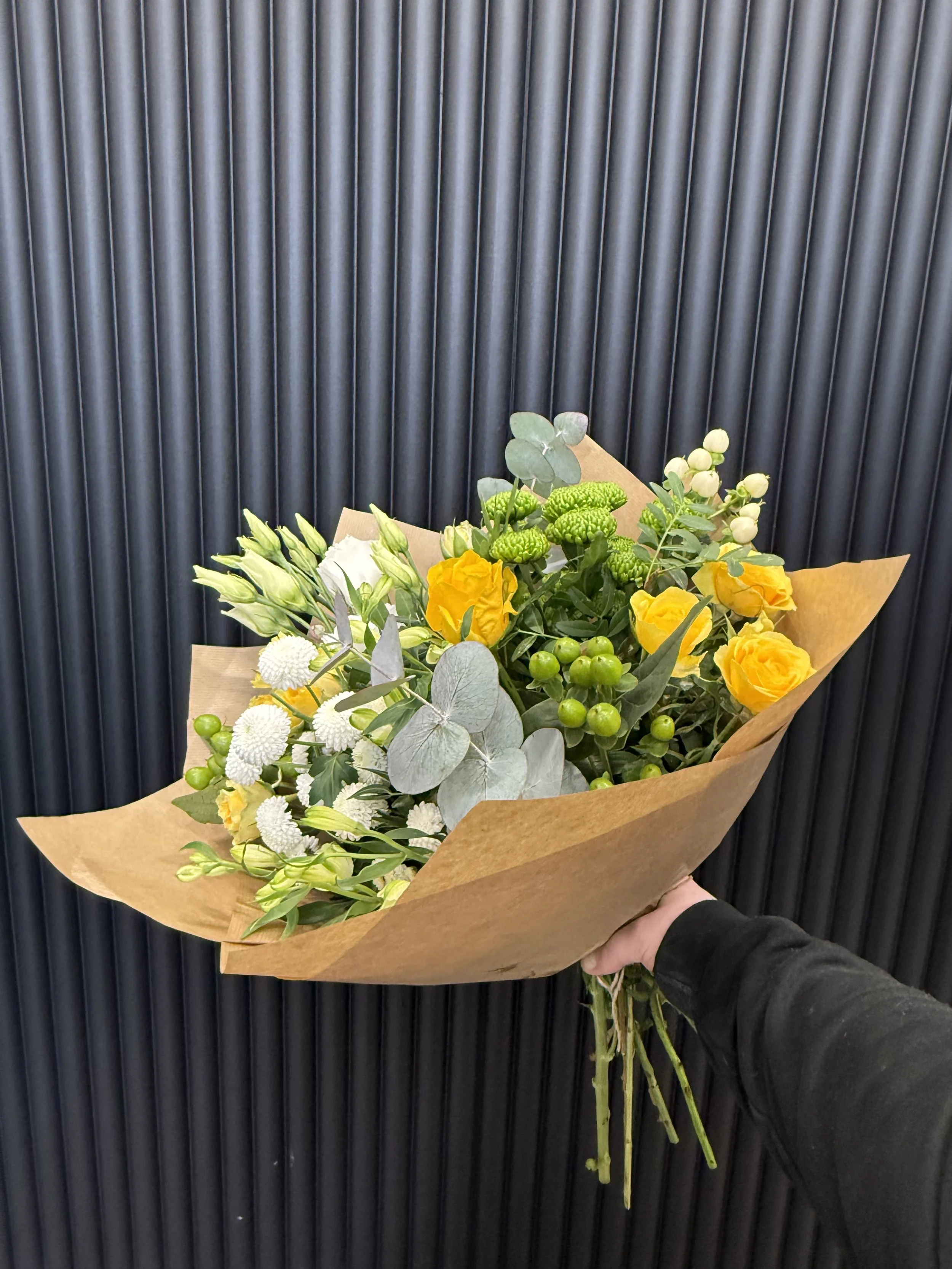 Lemon Sorbet Hand Tied