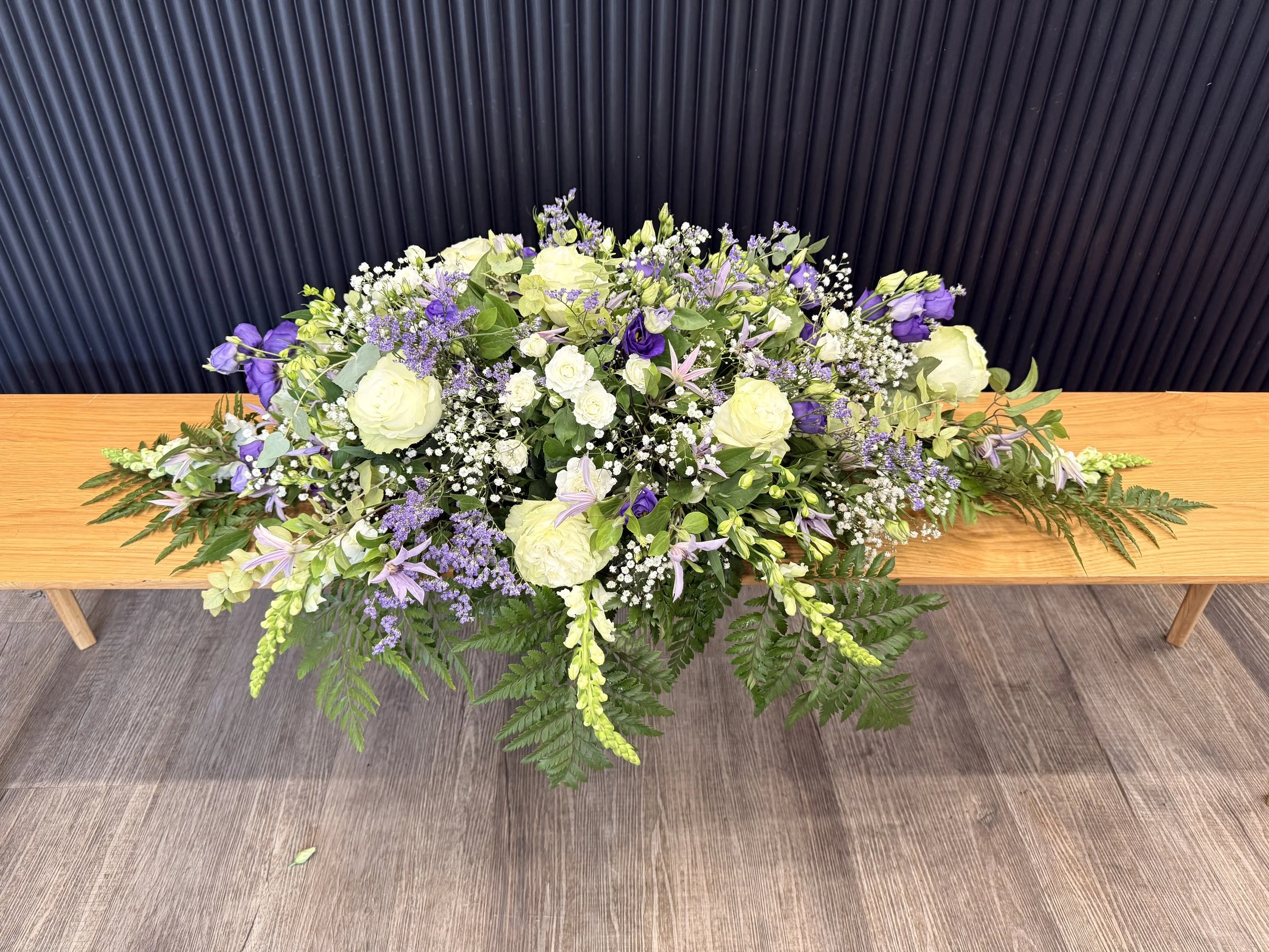 Violet Vibe Coffin Spray