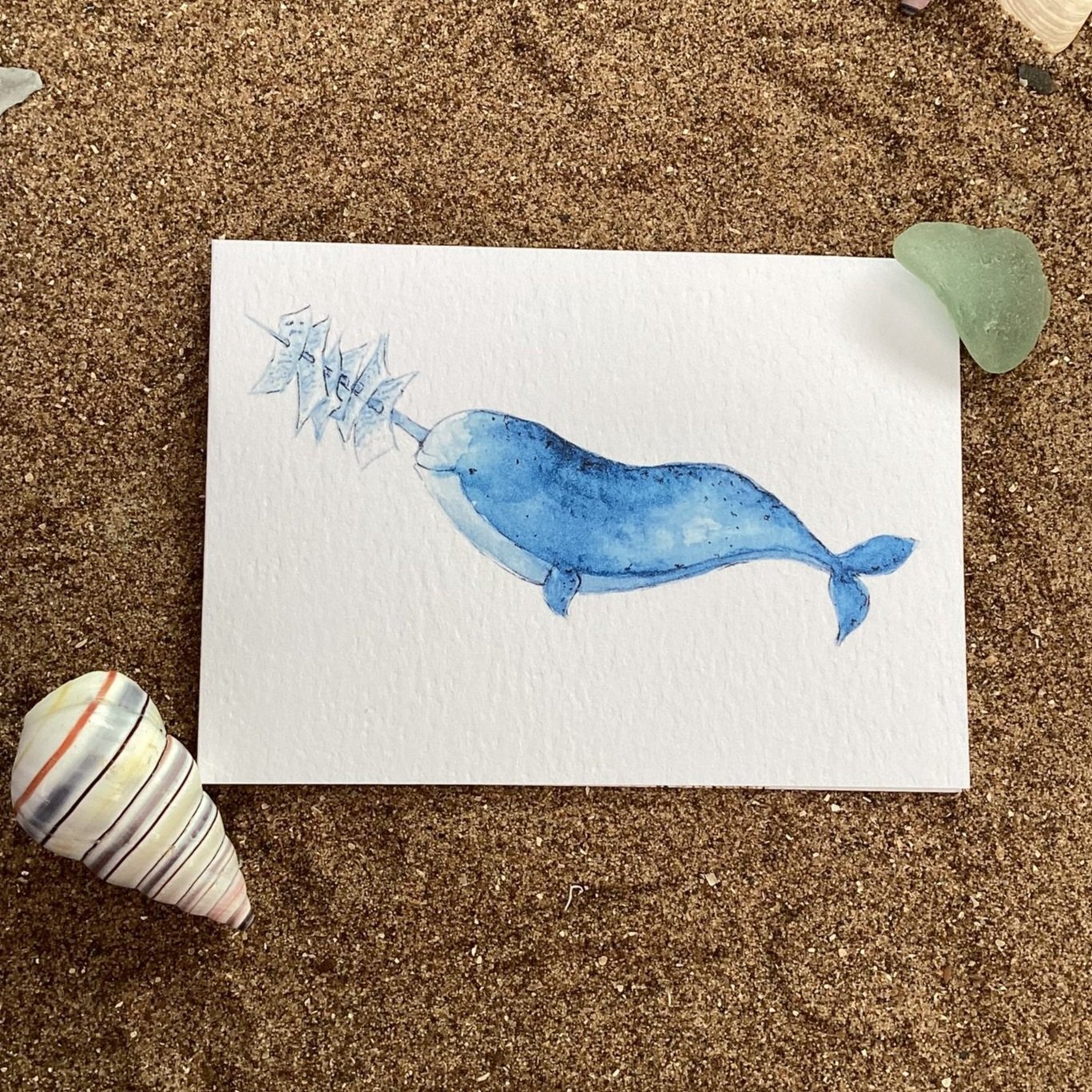 Narwhal Post Mini Card