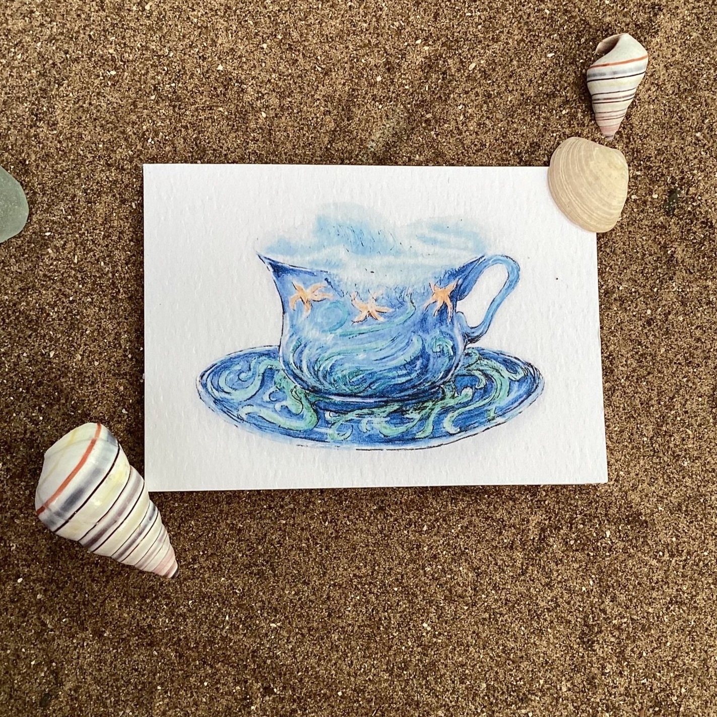 Storm in a Tea Cup Mini Card