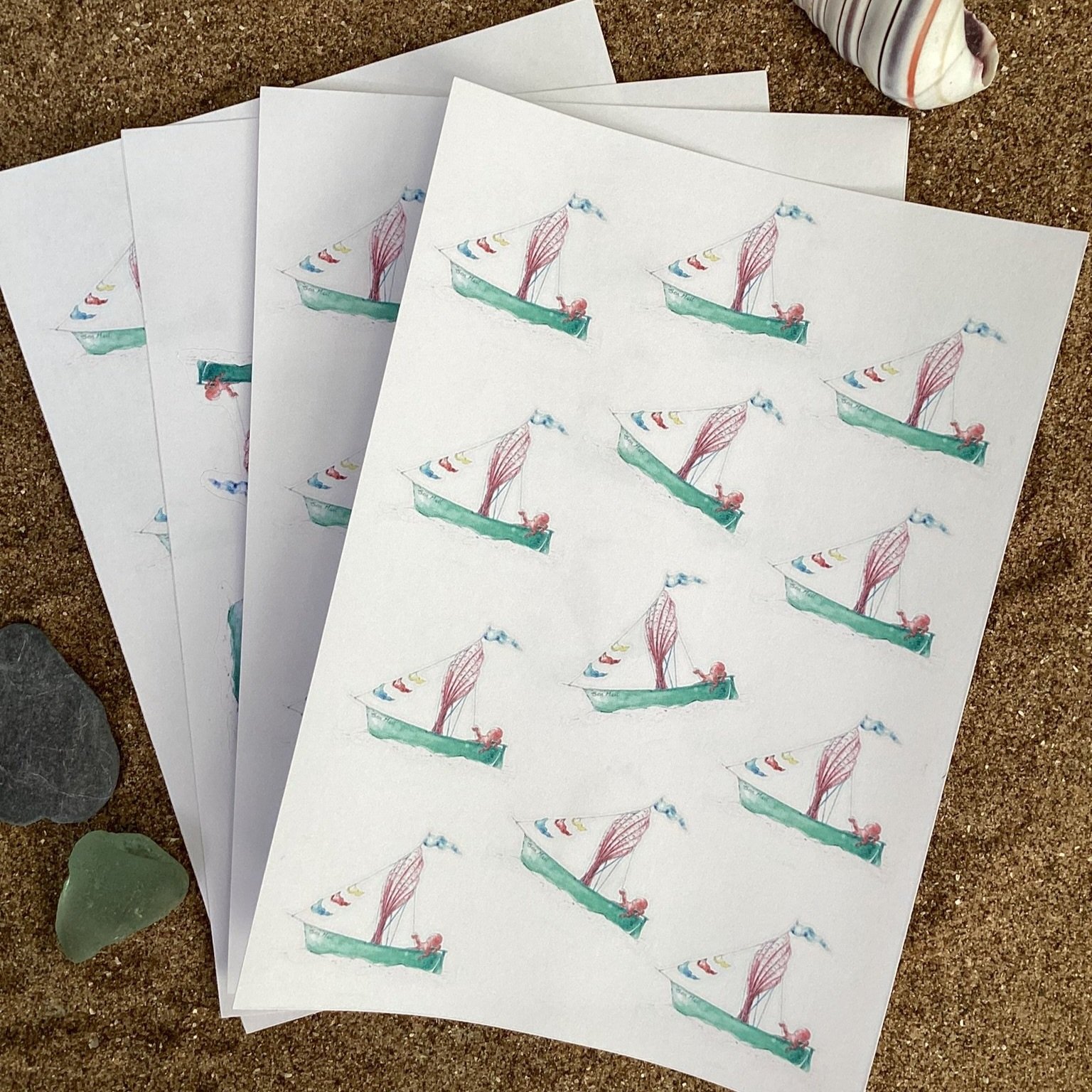 Seamail Sticker Set