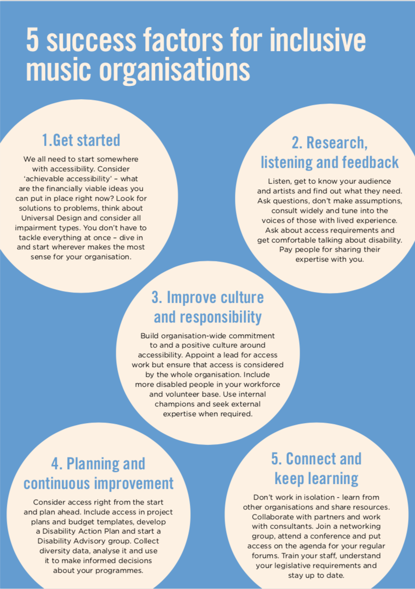 5 successful factors for inclusive music organisations