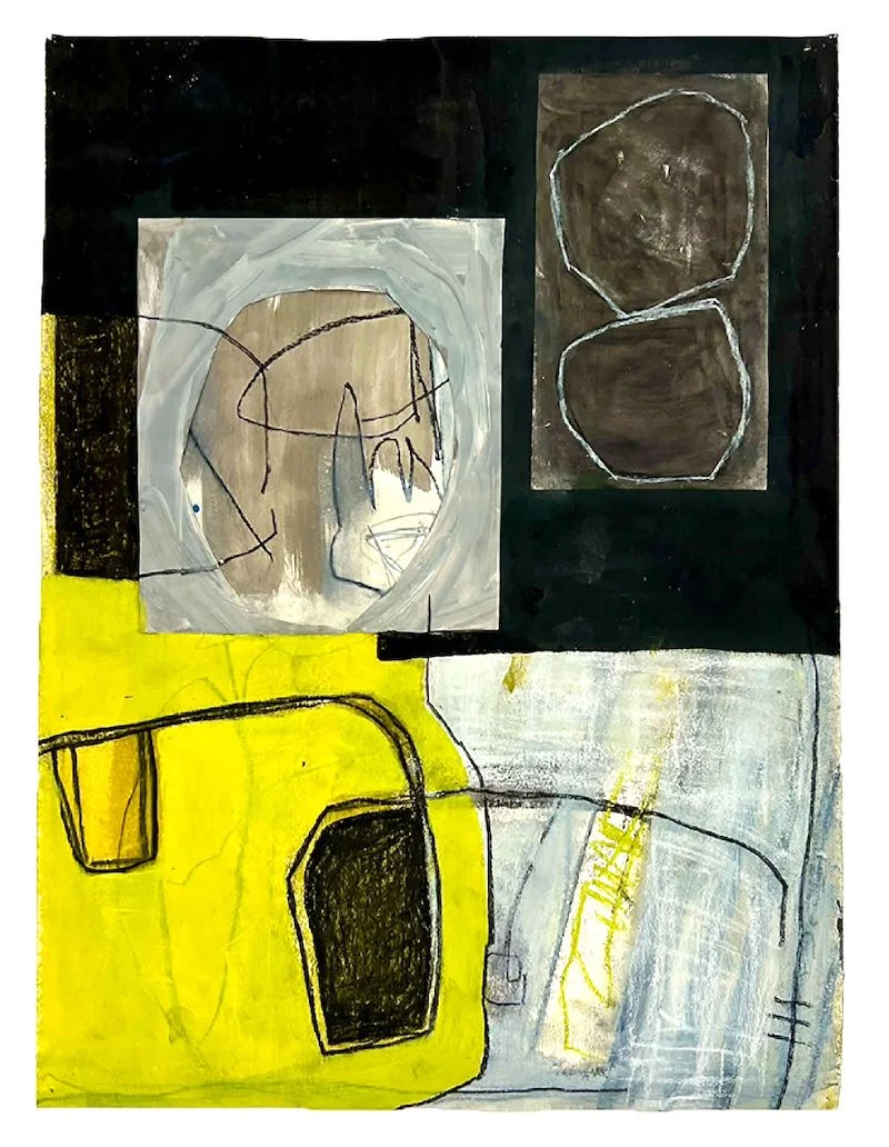 'After Midnight' 2024
Mixed media on paper
H76cms x W56cms
Finalist 2025 St Columba Art Prize, Springwood, NSW
SOLD