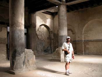 Visiting Herculaneum, Italy