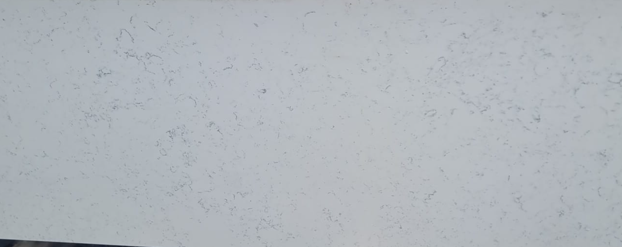 LT324 - 1850 x 520mm
Carrara Mist 30mm polished Quartz 