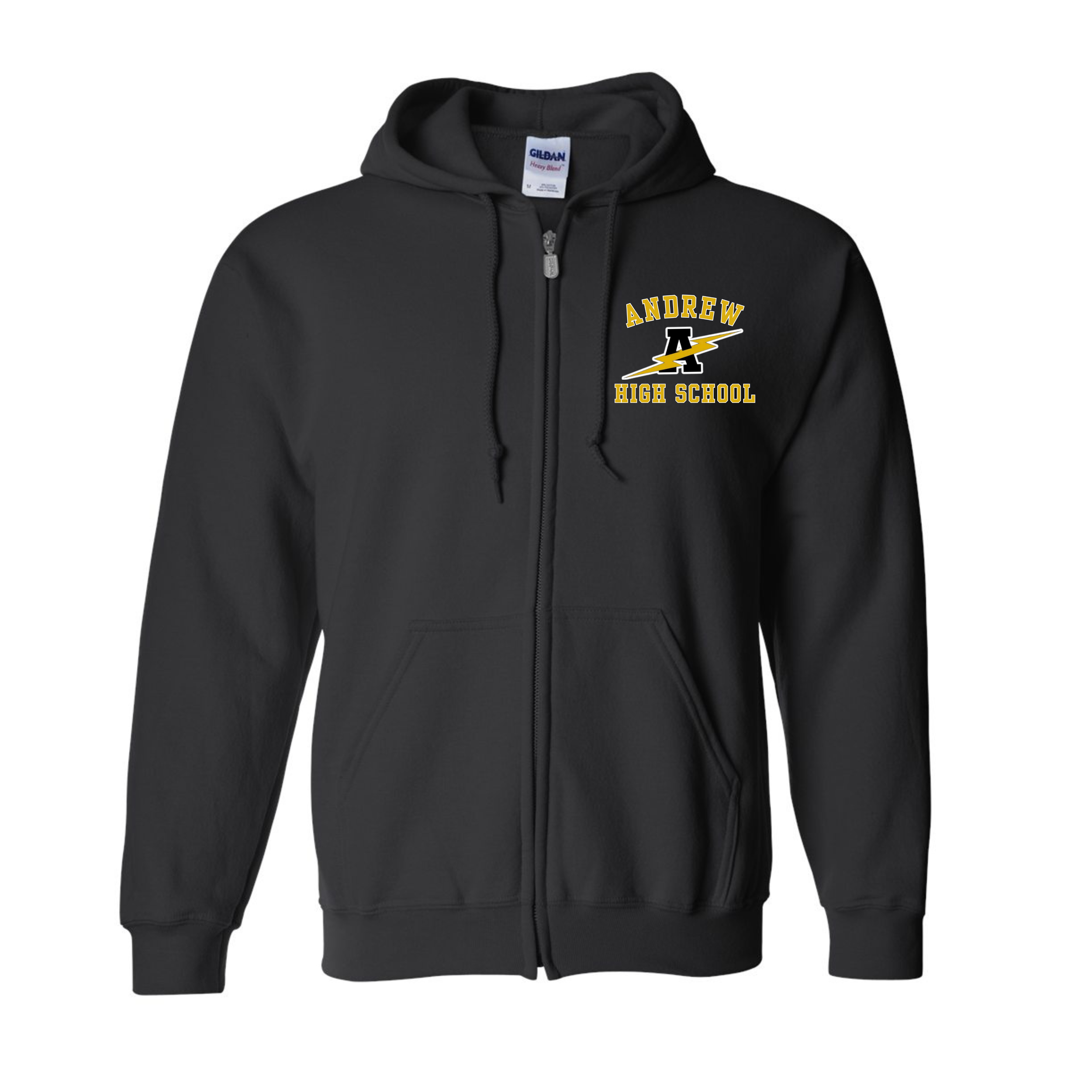 Andrew Basic Logo Full-Zip Hoodie Jacket