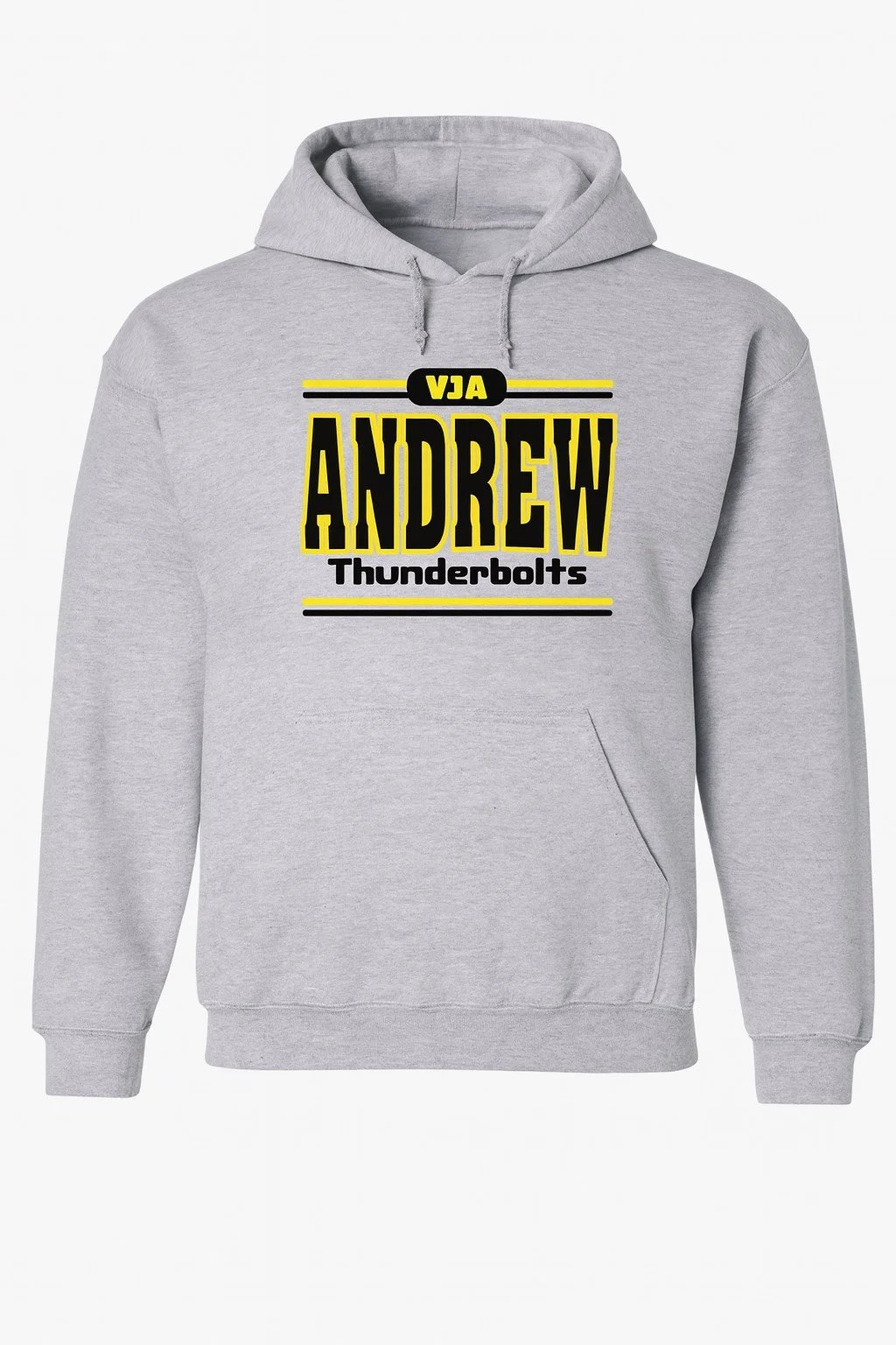VJA Andrew Thundrbolts Gray Hoodie
