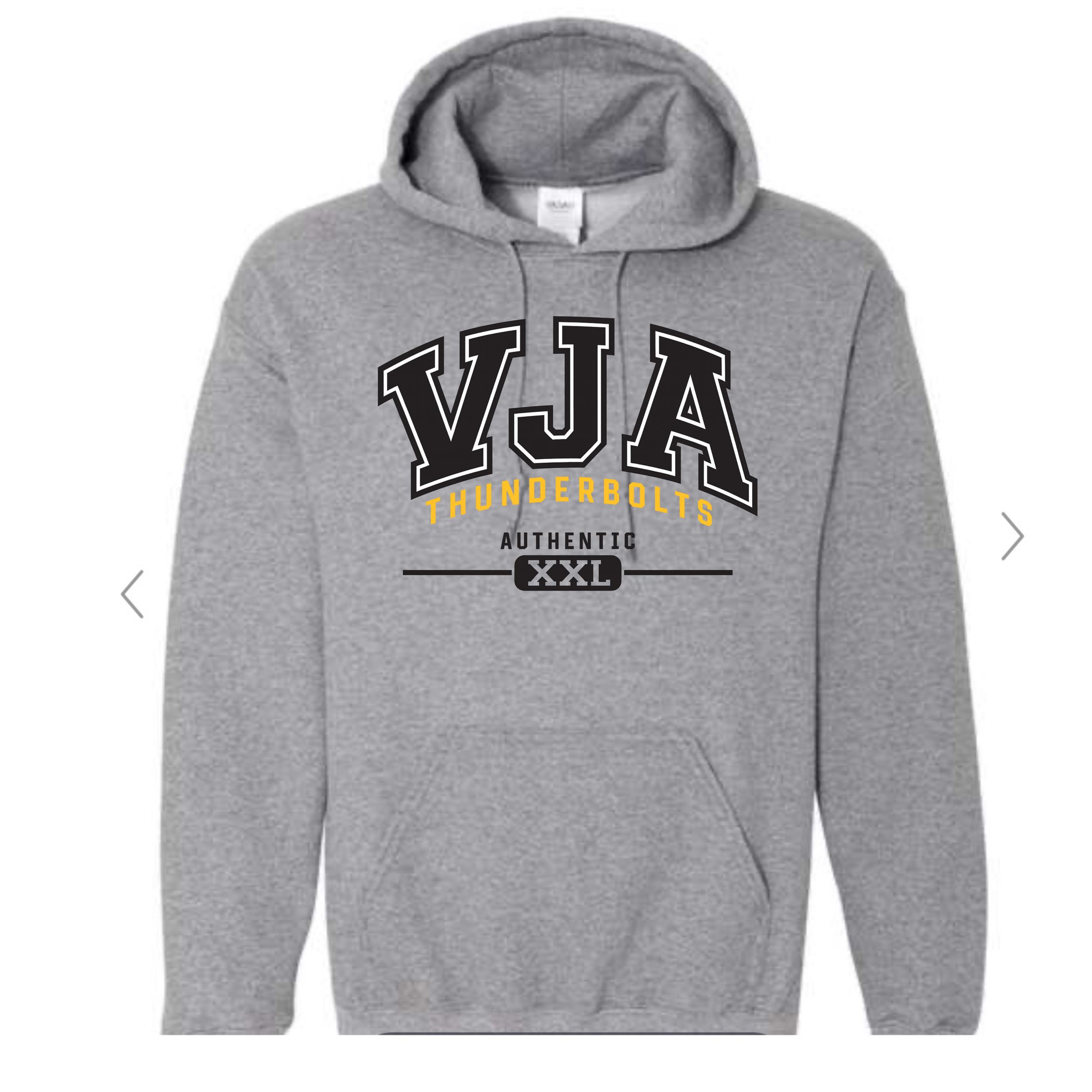 VJA Authentic XXL Gray Hoodie.png