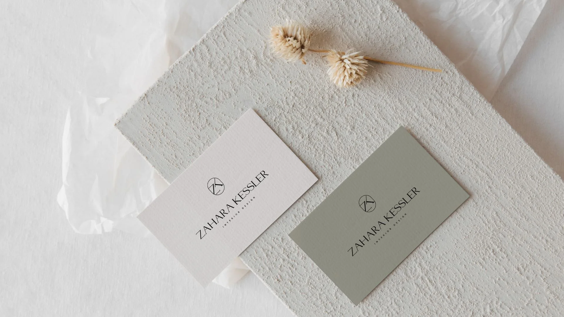 Strategic brand design with calm and feminine aesthetic