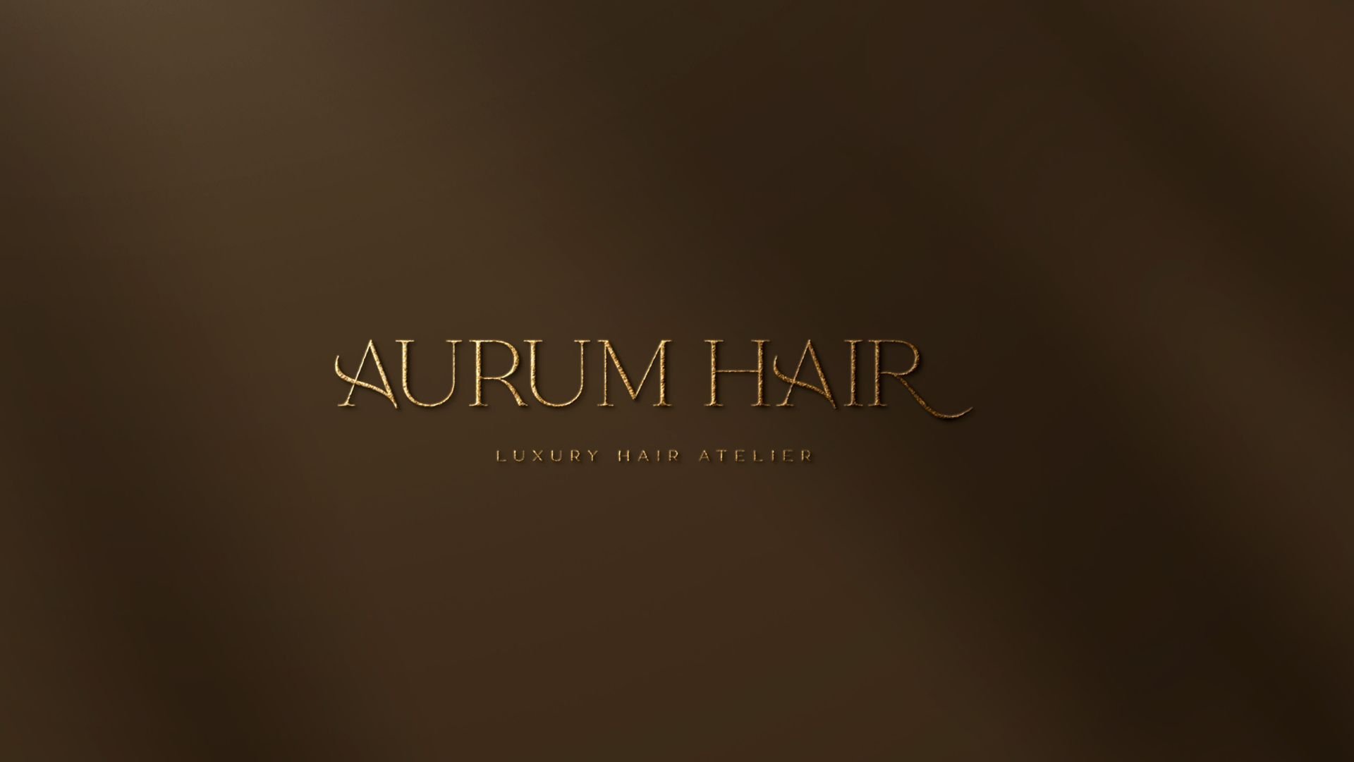 Minimalist logo design for high-end hair studio