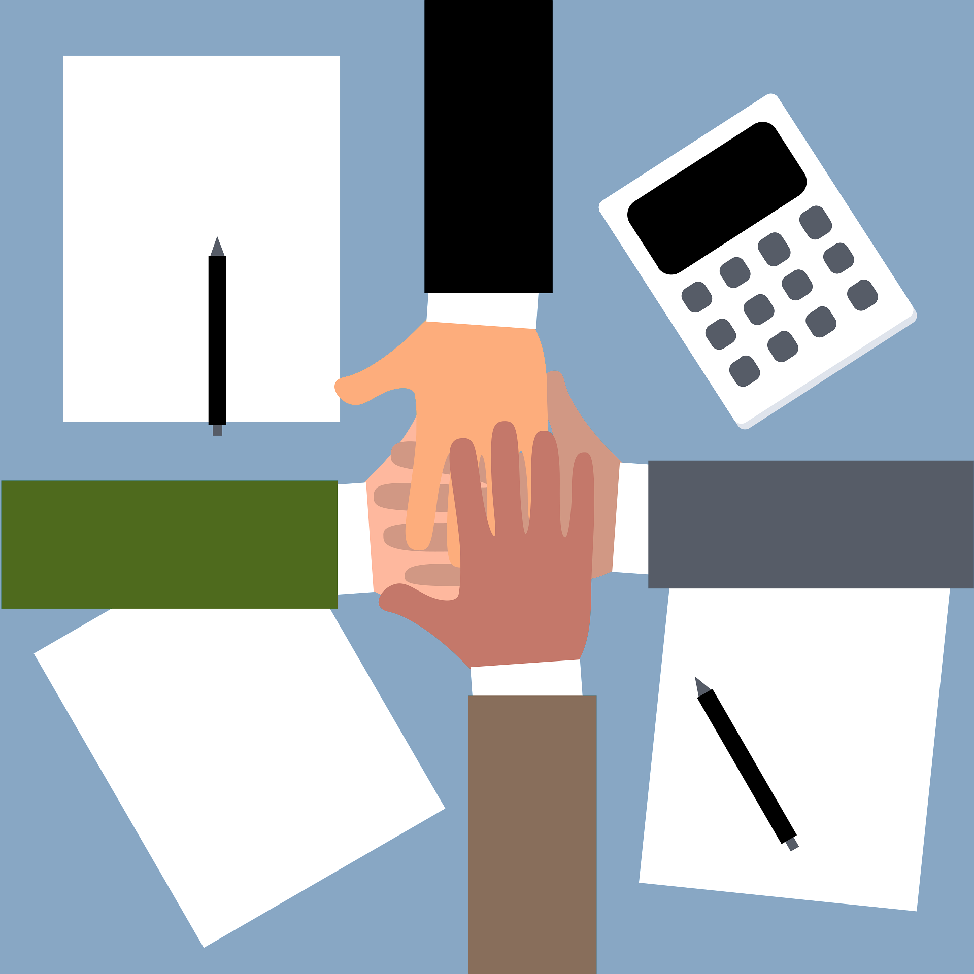 Illustration representing collaboration between school teams and virtual speech-language pathologists.