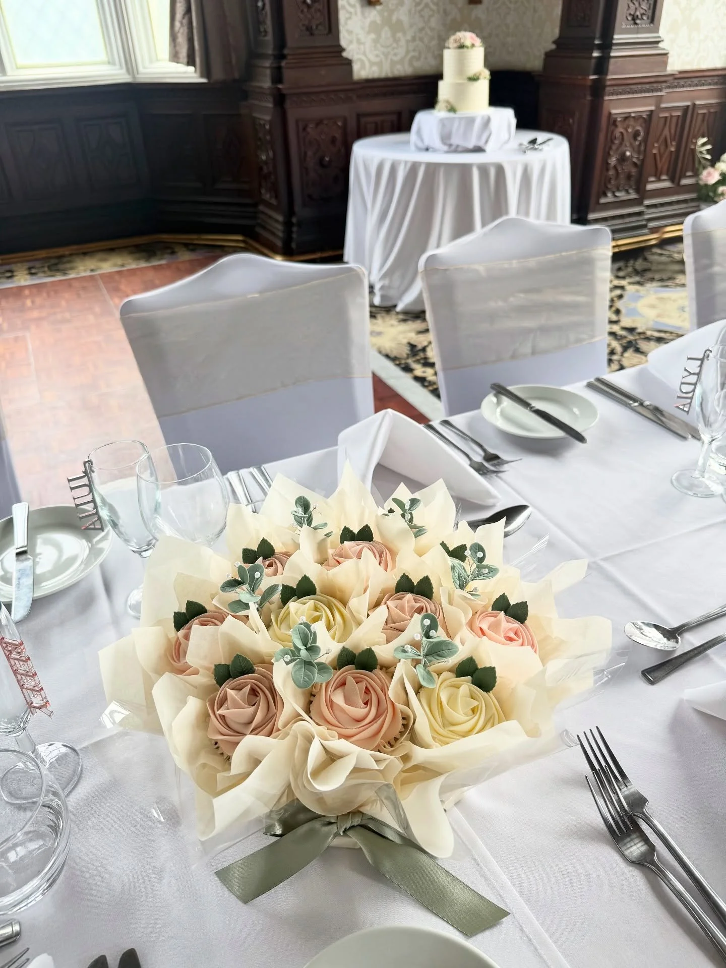 Congratulations to Samantha and Nick who were married today @weddingsatcrewehall @crewehallcheshire 

Flowers/foliage supplied by @flowersbycarlymarie 

#cheshirewedding #shropshirewedding #weddingideas