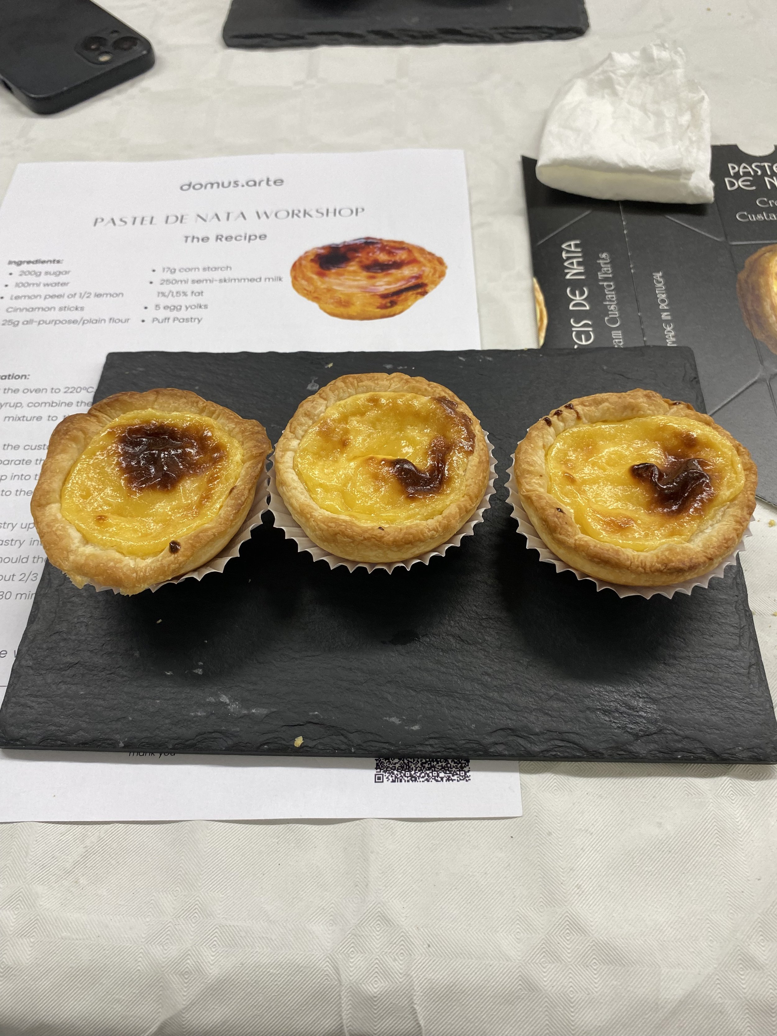 my pastel de natas!