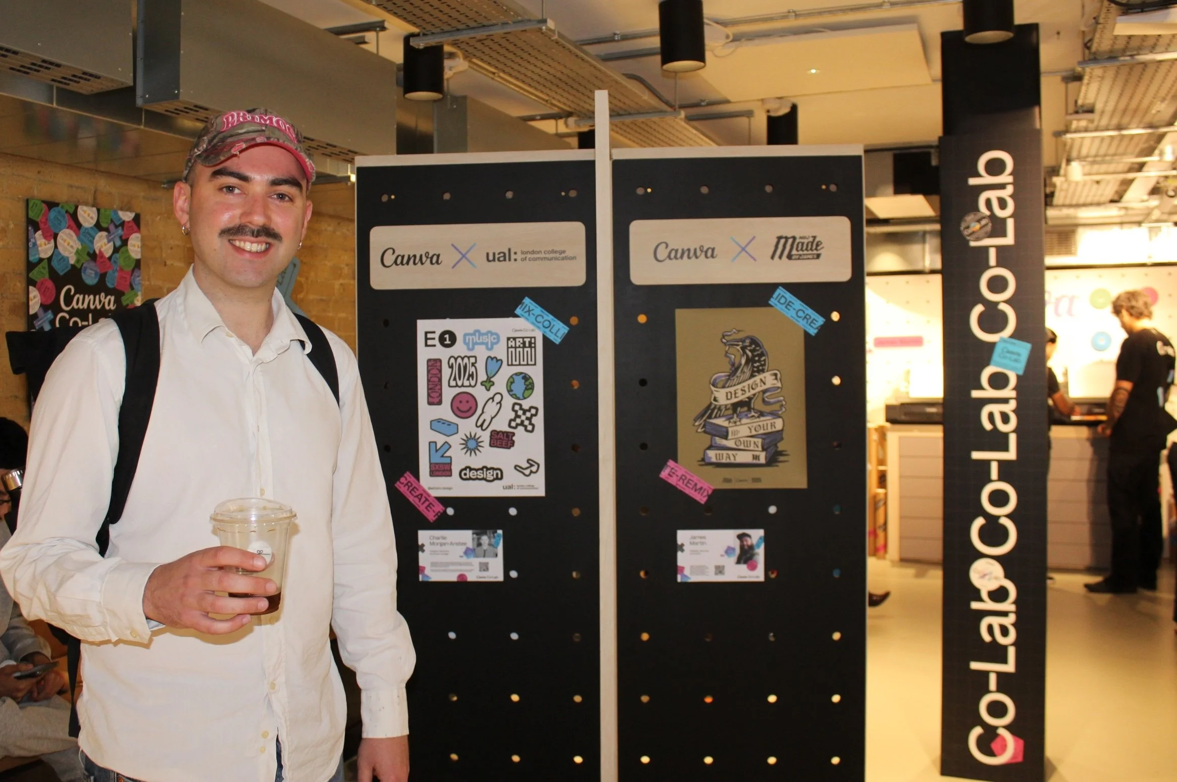 Charlie Morgan-Anstee with poster.JPG