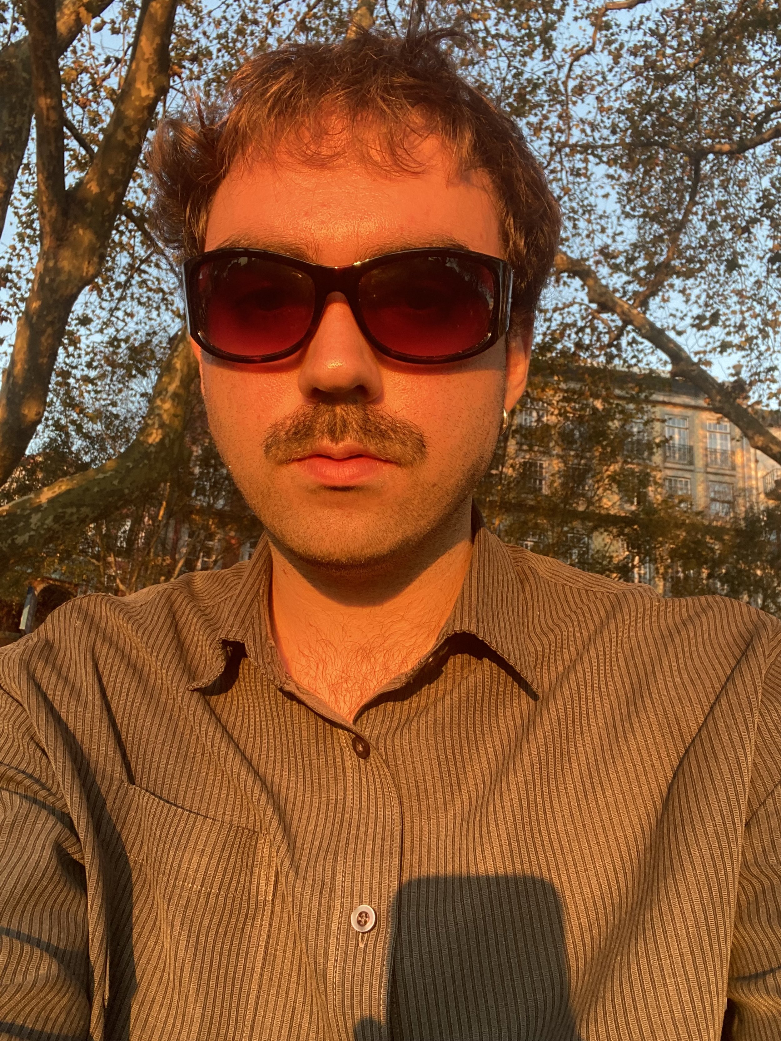 selfie at sunset
