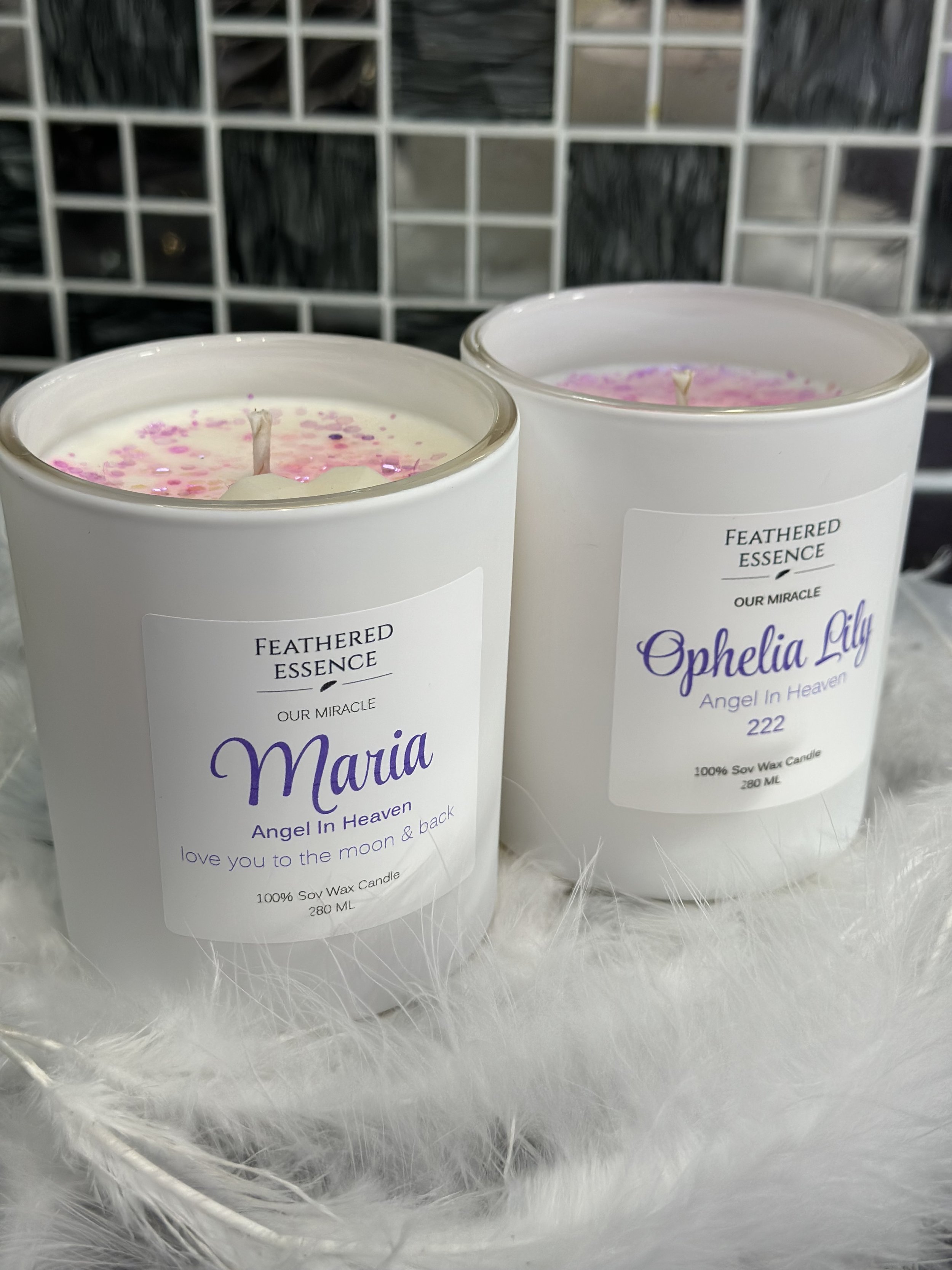 Personalised Memorial Candle