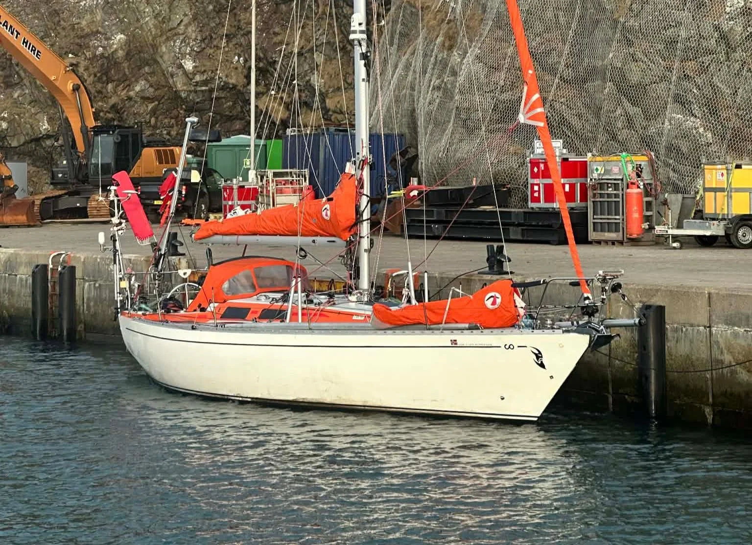 Aanderaa krysset Nordsjøen på gamlemåten