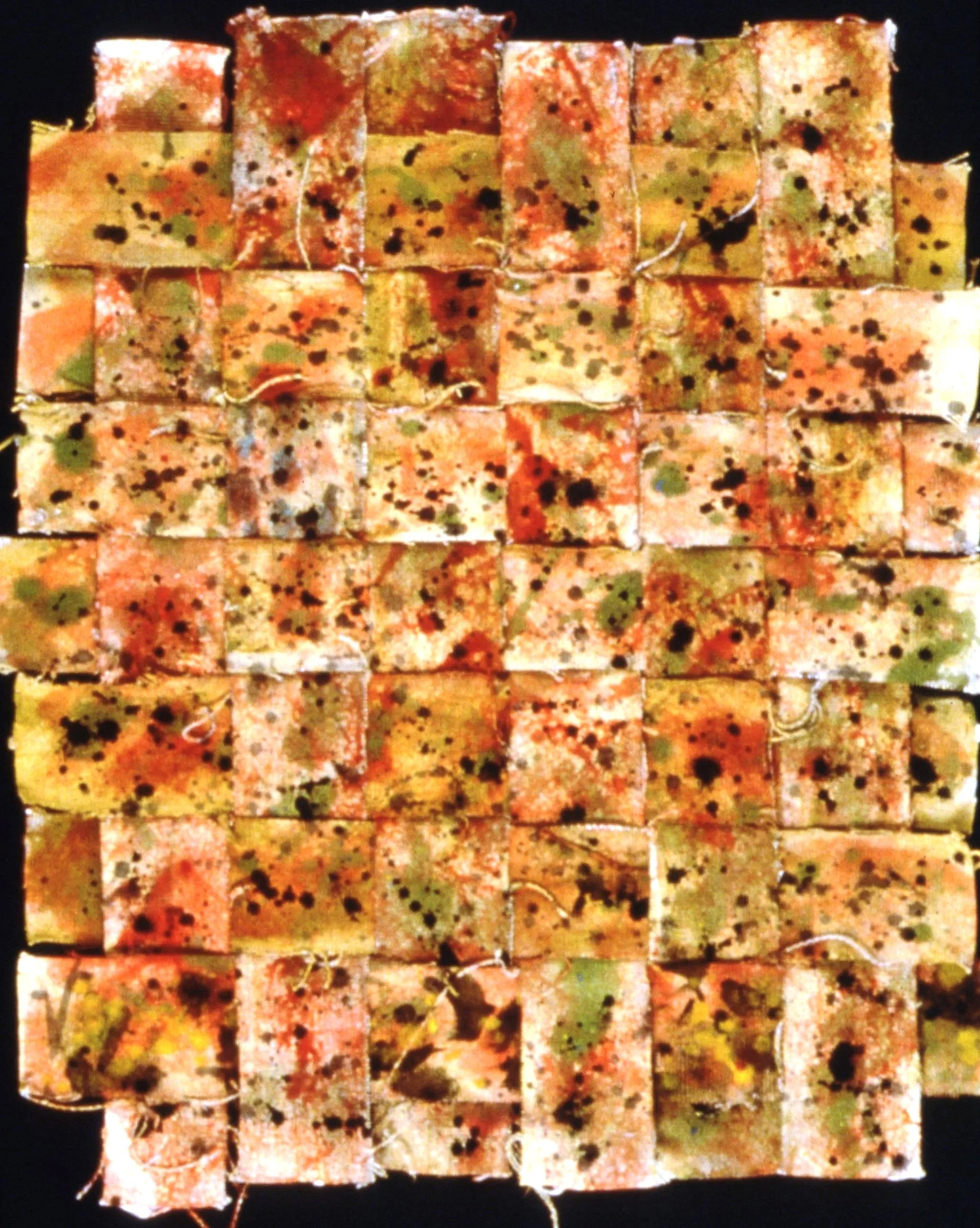 Farmer's Daughter, H30" x W22", mixed media, firehose, 1993. Private Collection