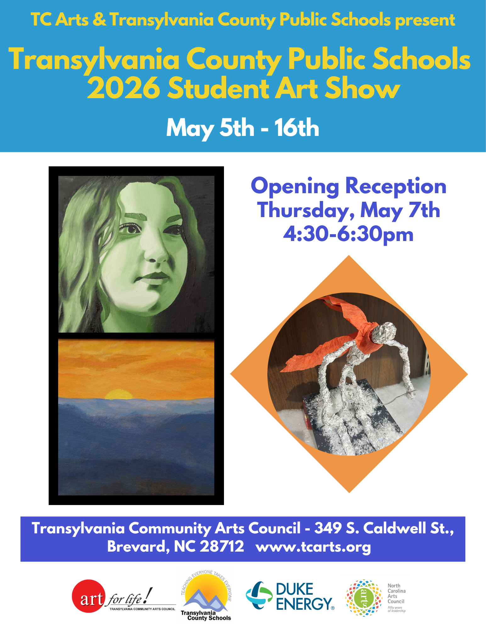 TC Public Schools - Student Art Exhibit - Opening Reception