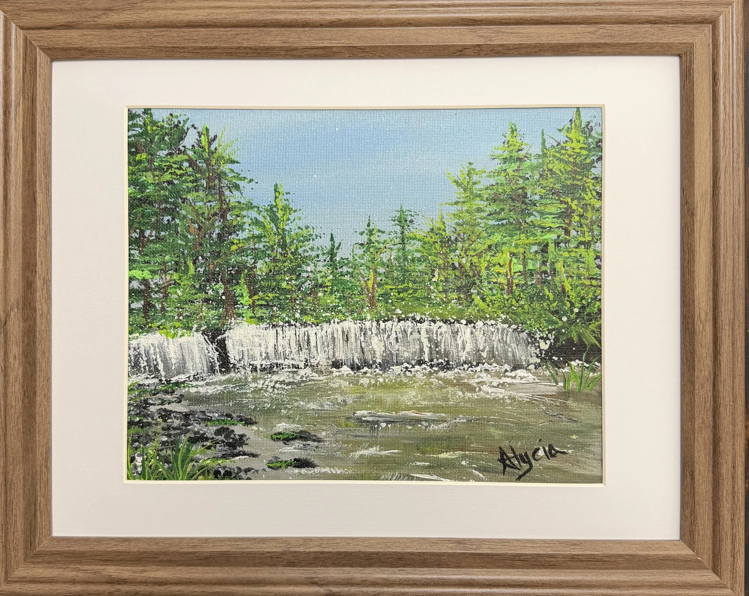 Meile_Hooker Falls in July_AMeile_Framed.jpg