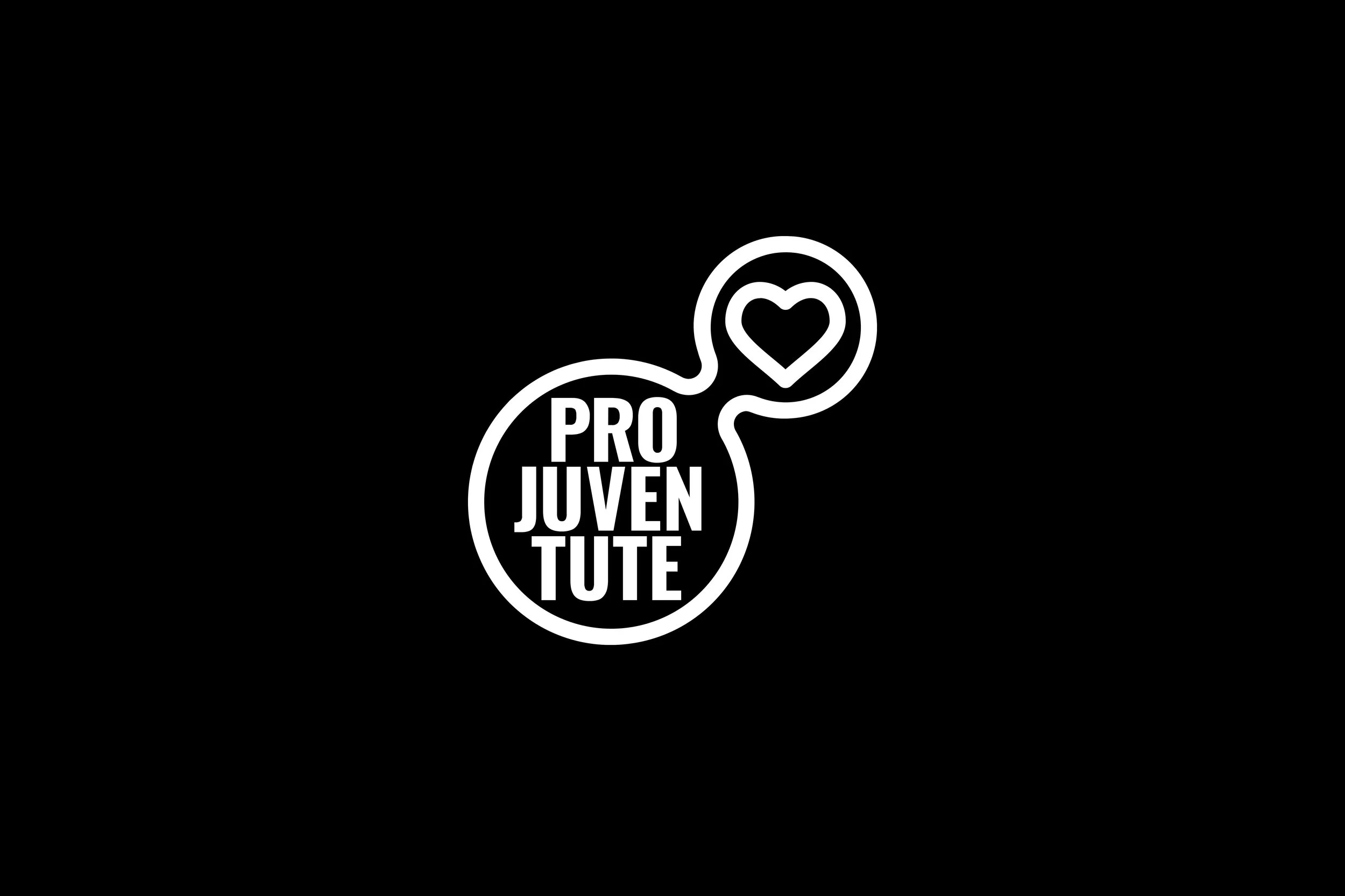 Schwarzweiss Logo Pro Juventute