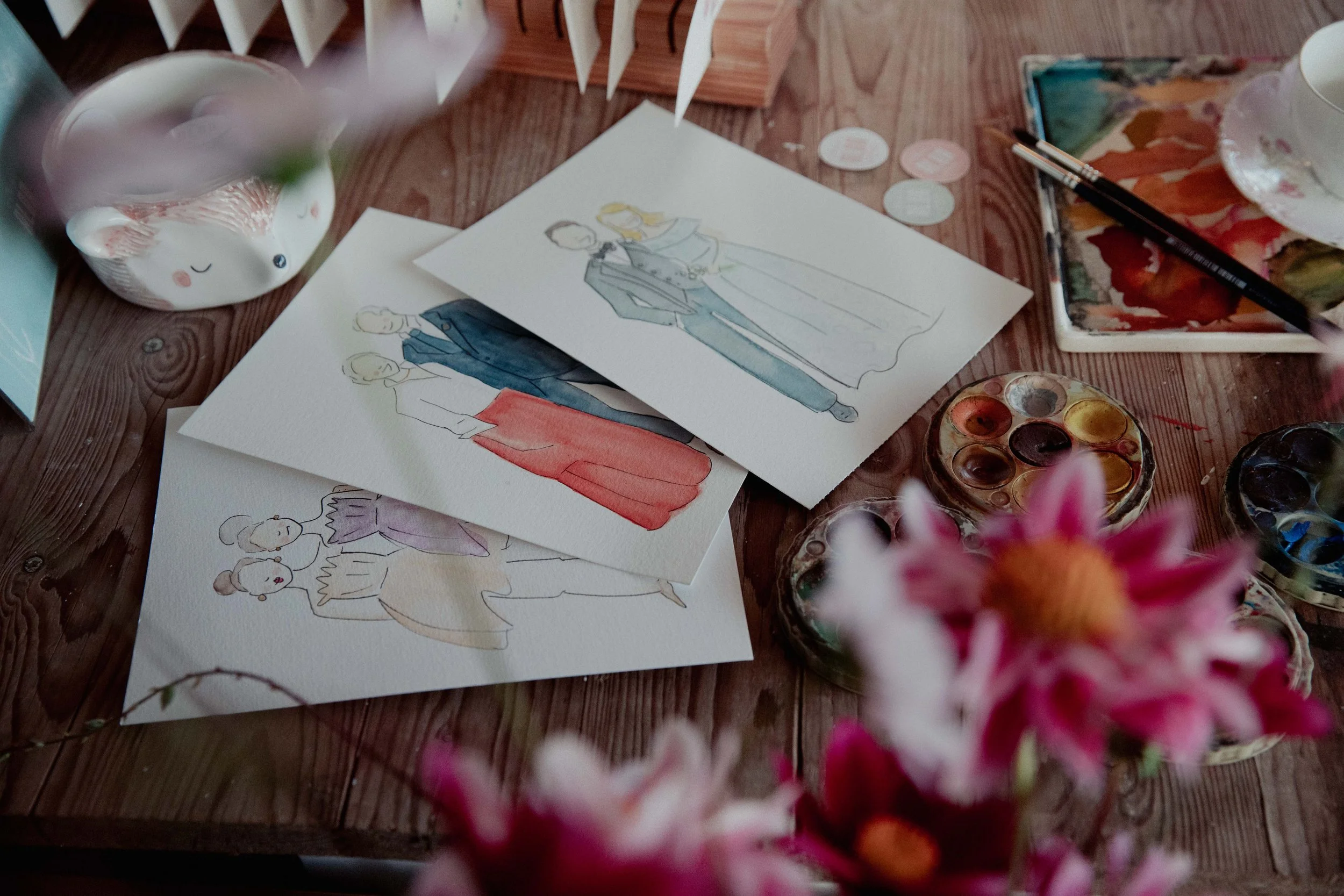 Ilustración en directo en bodas: qué es, cómo funciona y por qué tus invitados no van a querer irse