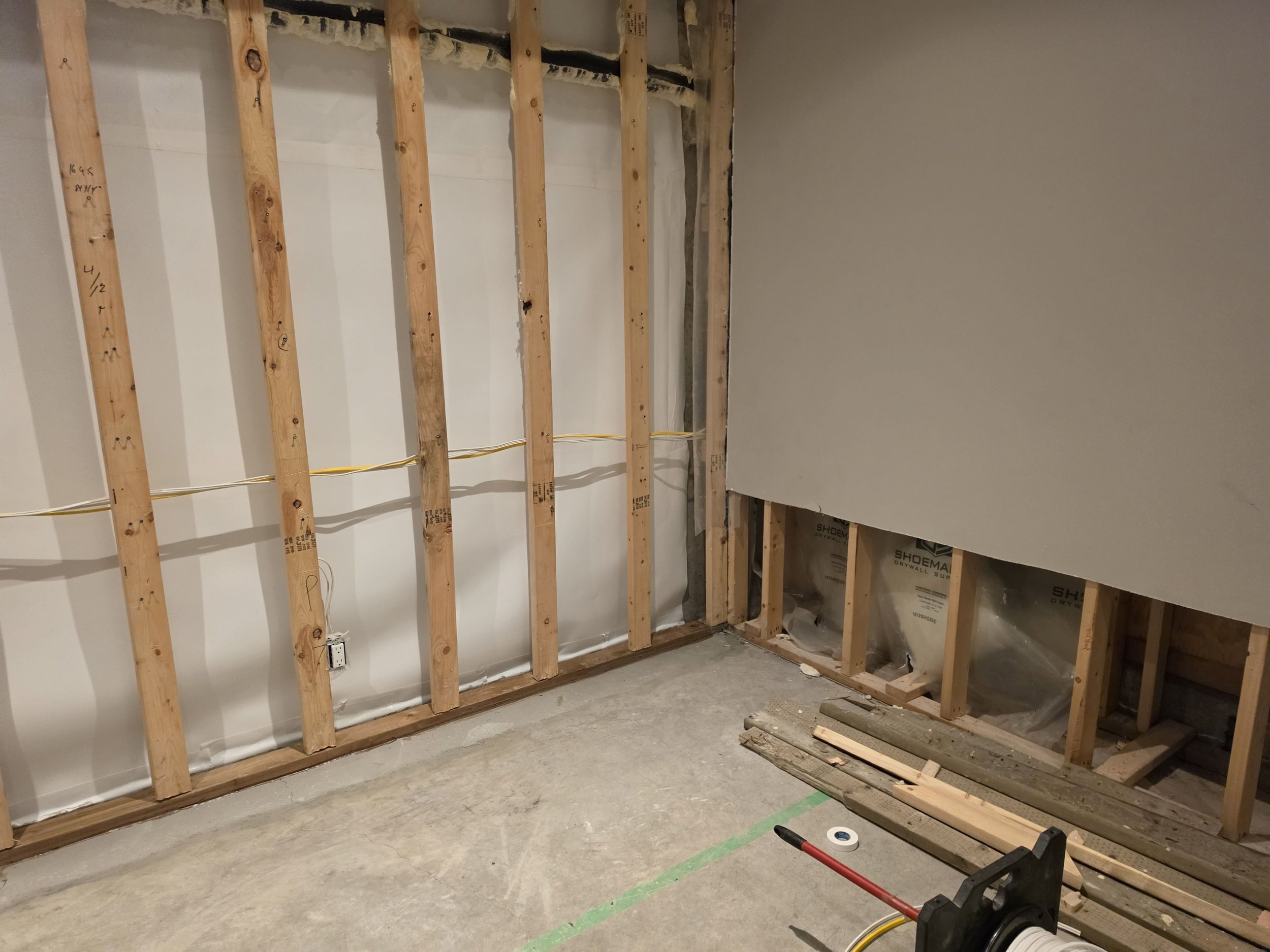Basement Renovation Circuit Installation