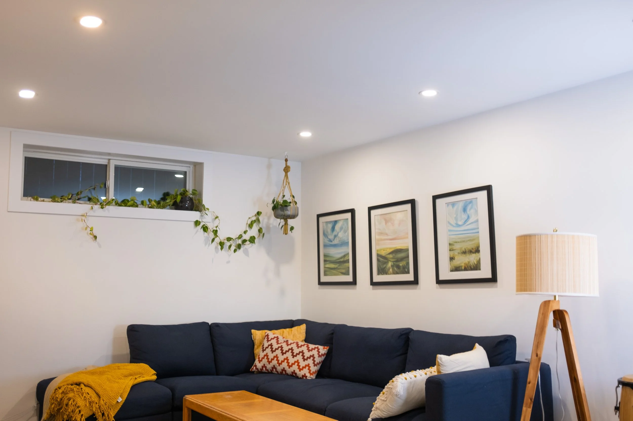 Pot Lights in Basement Suite