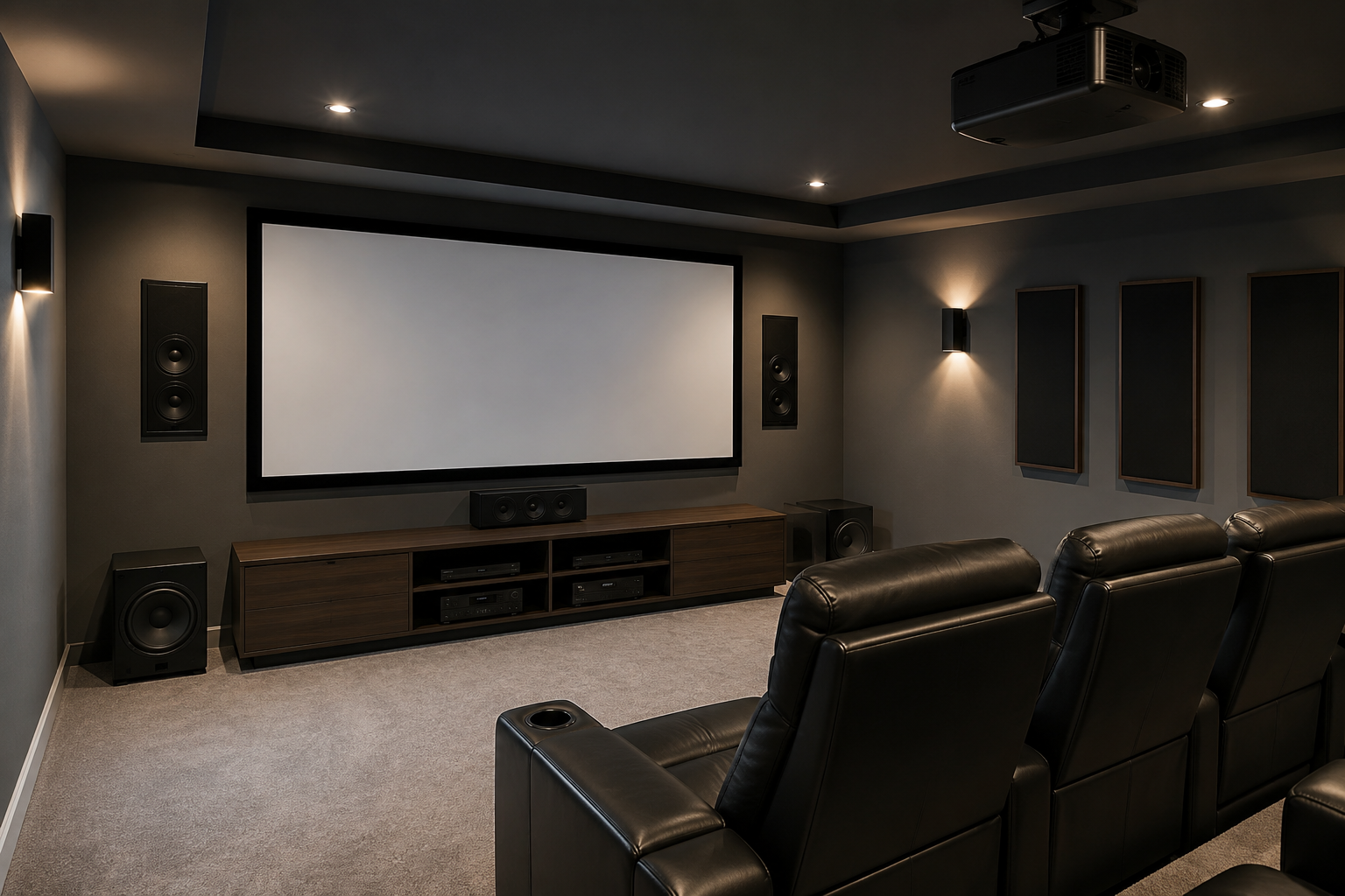 Home Theatre Wiring & Installation by FuseSmart Electric in Calgary, AB