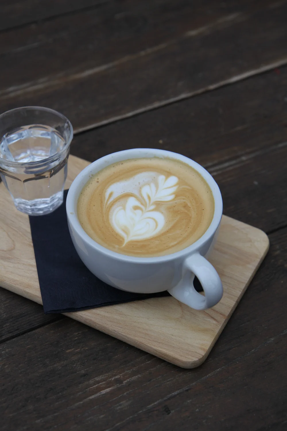 Hot drinks menu of Café PEK