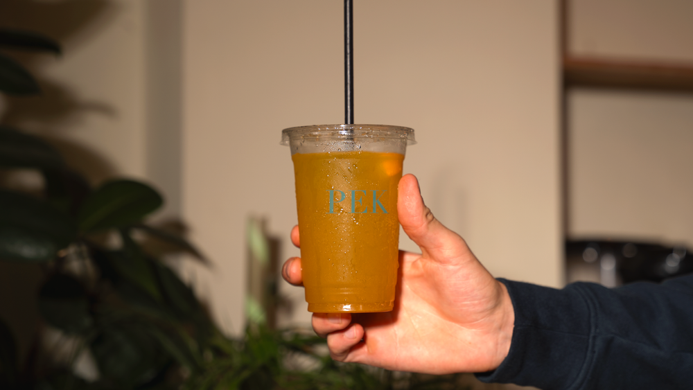 Cold drinks menu of Café PEK