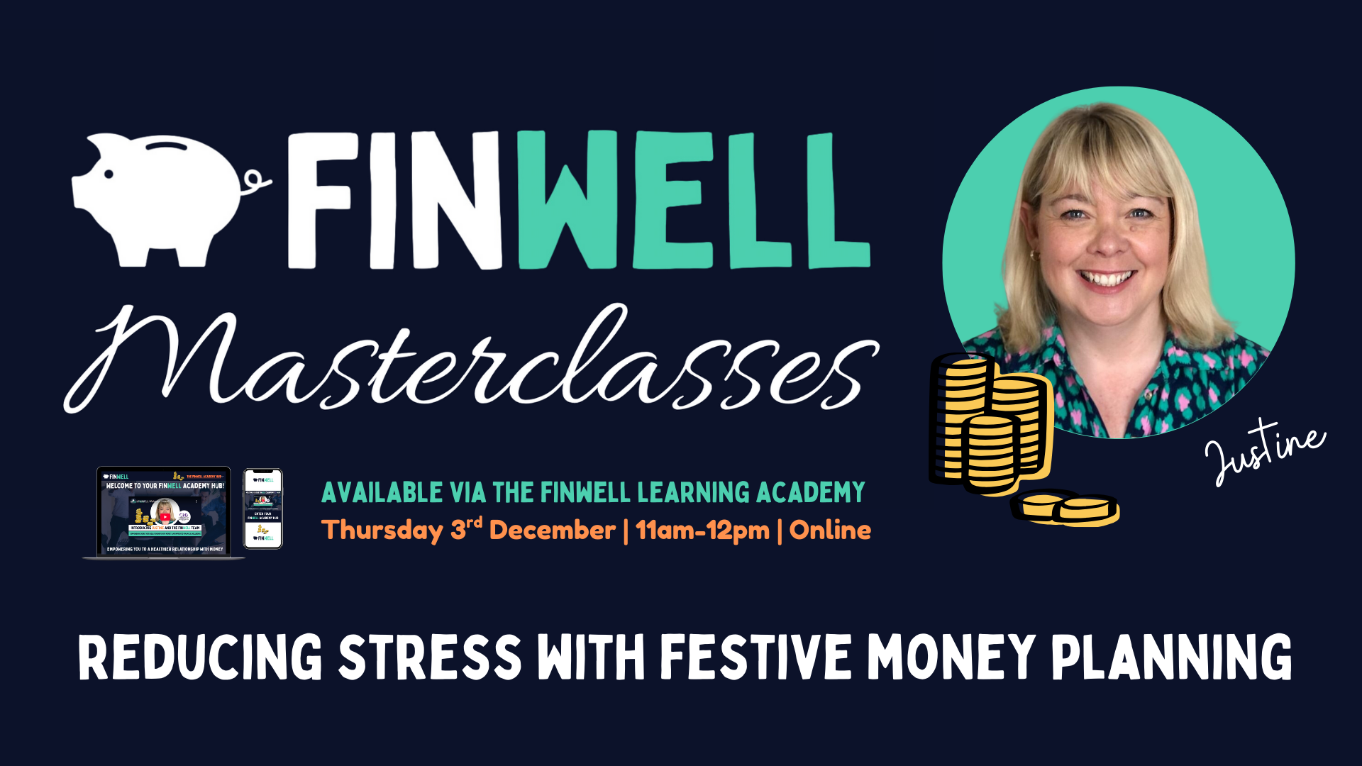 FESTIVE MONEY PLANNING | THURSDAY 3RD DECEMBER | 11AM-12PM